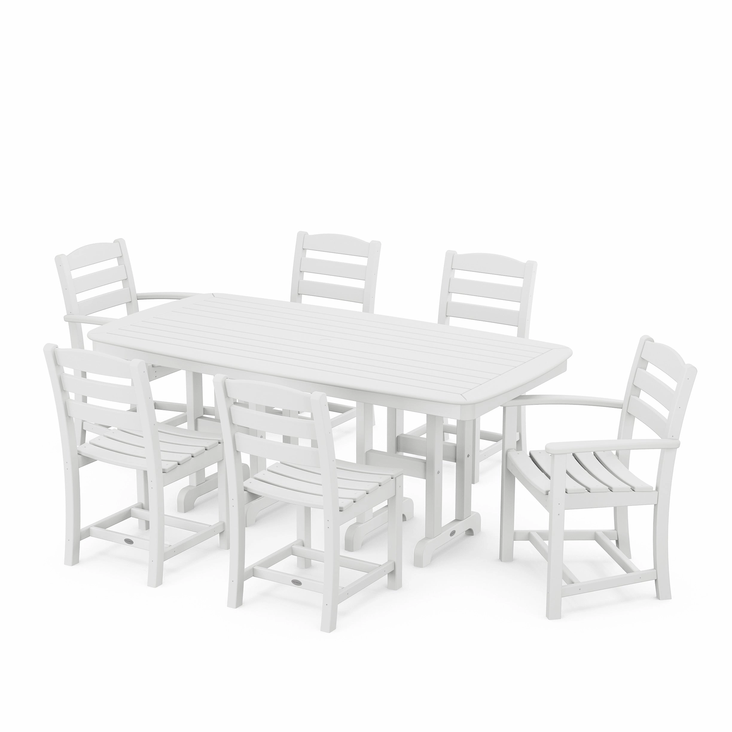 La Casa Caf 7-Piece Dining SetHDPE eco-friendly polywood furniture set