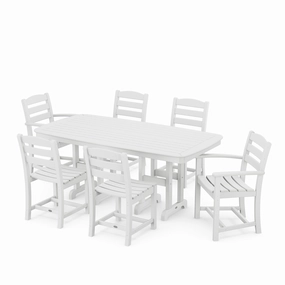 La Casa Caf 7-Piece Dining SetHDPE eco-friendly polywood furniture set