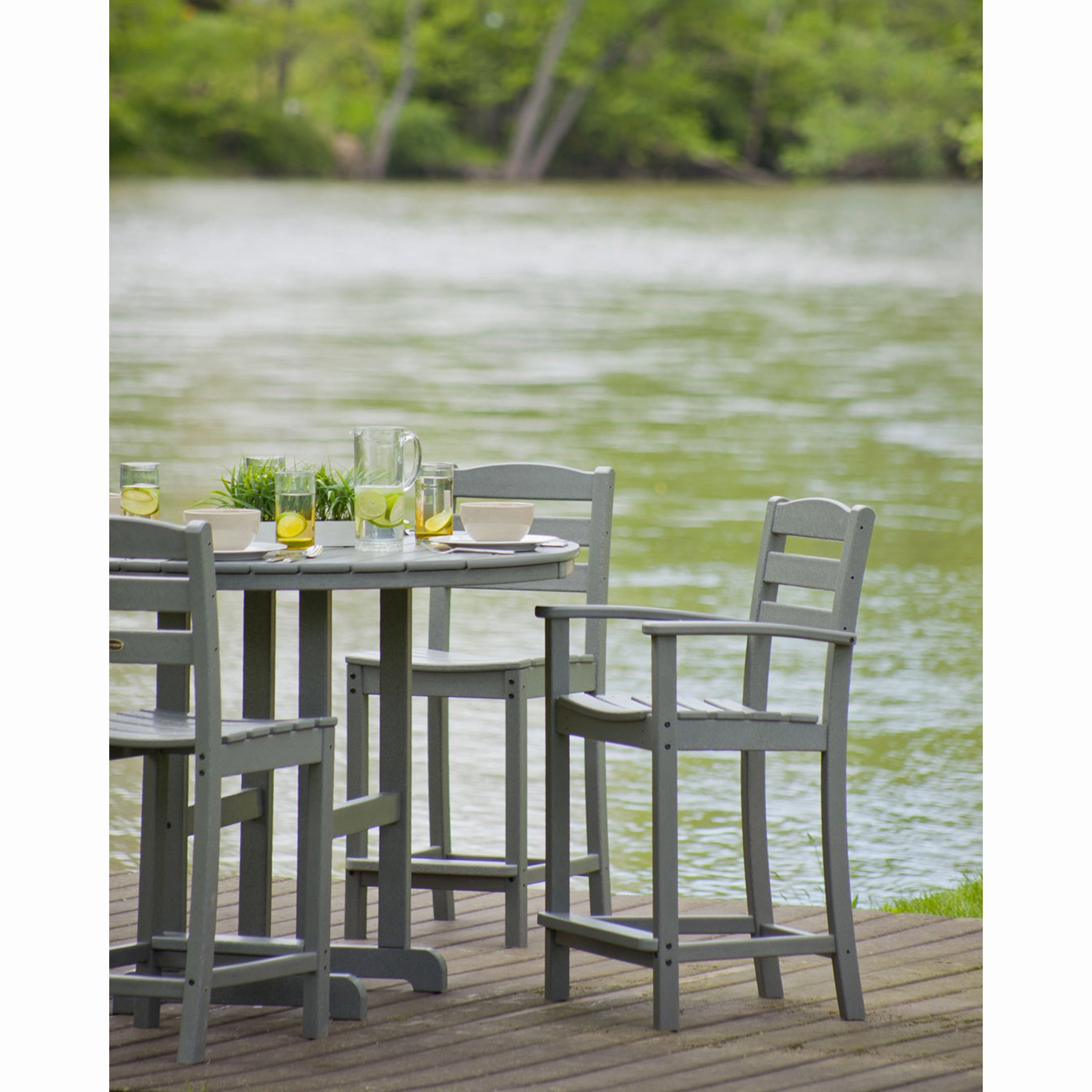 La Casa Caf Counter Arm Chair