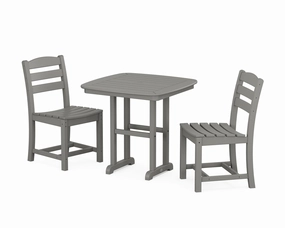 La Casa Caf Side Chair 3-Piece Dining Setoutdoor patio furniture set