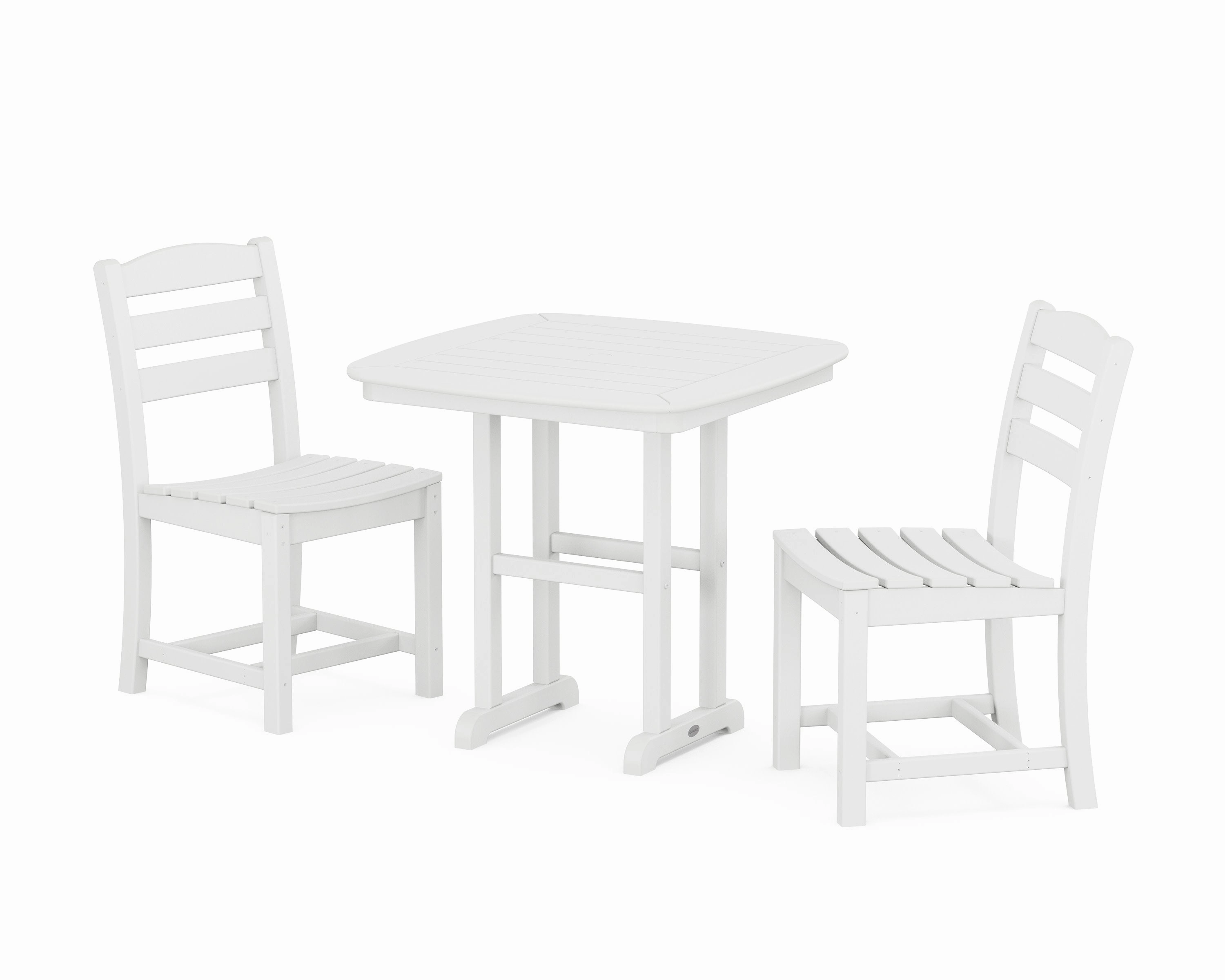 La Casa Caf Side Chair 3-Piece Dining Set