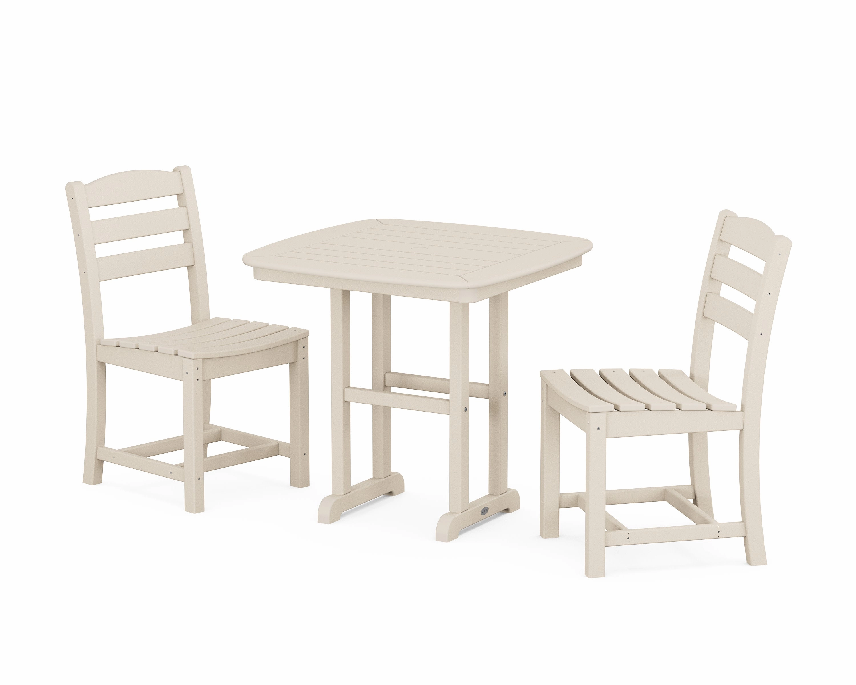 La Casa Caf Side Chair 3-Piece Dining Set