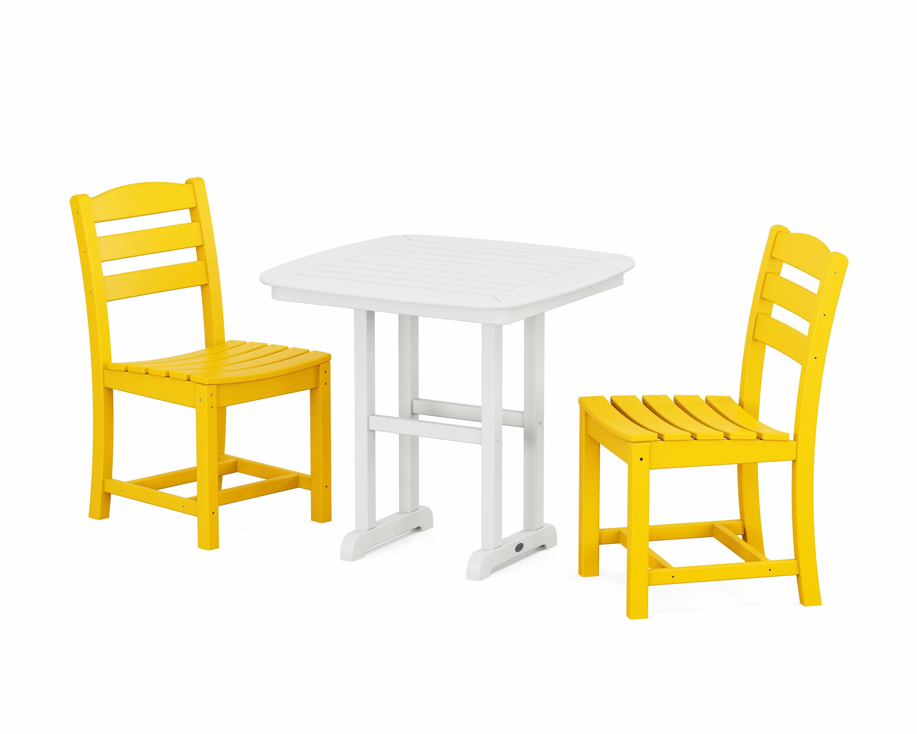 La Casa Caf Side Chair 3-Piece Dining Set