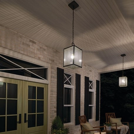 Lahden 17.25" 1-Light Outdoor Convertible Pendant/Semi Flush