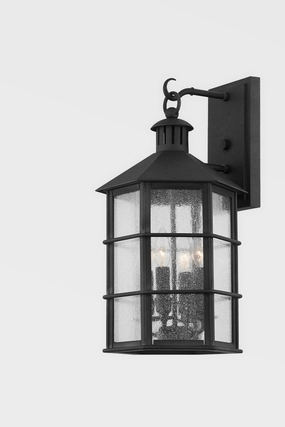 Lake County Four Light Wall Sconce French IronOutdoor wall sconces with motion sensor
