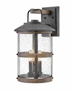 Lakehouse LED Wall Mount Aged ZincOutdoor wall sconces with motion sensor