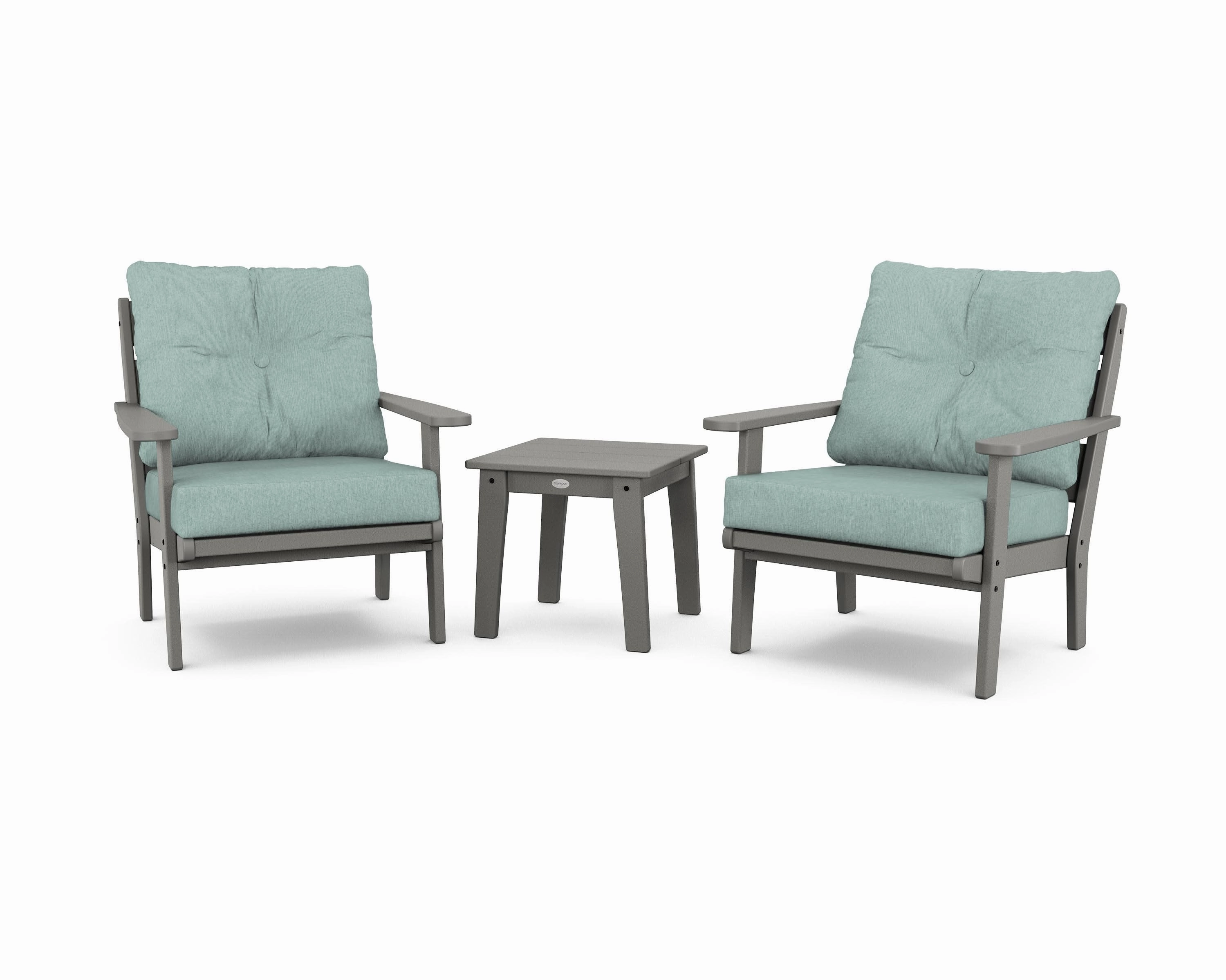 Lakeside 3-Piece Deep Seating Chair Set