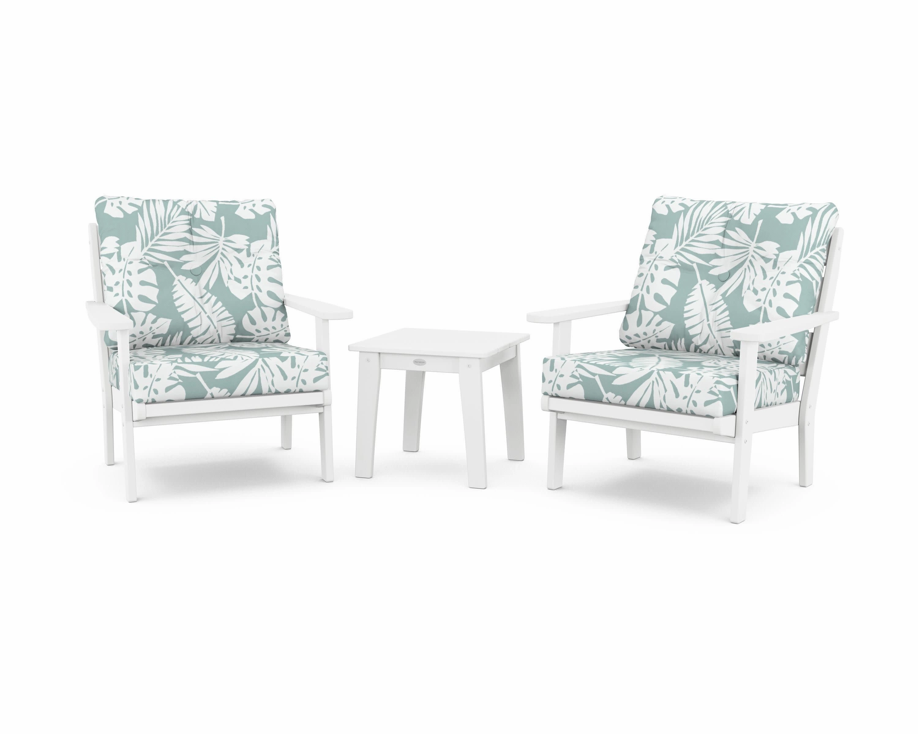Lakeside 3-Piece Deep Seating Chair Set