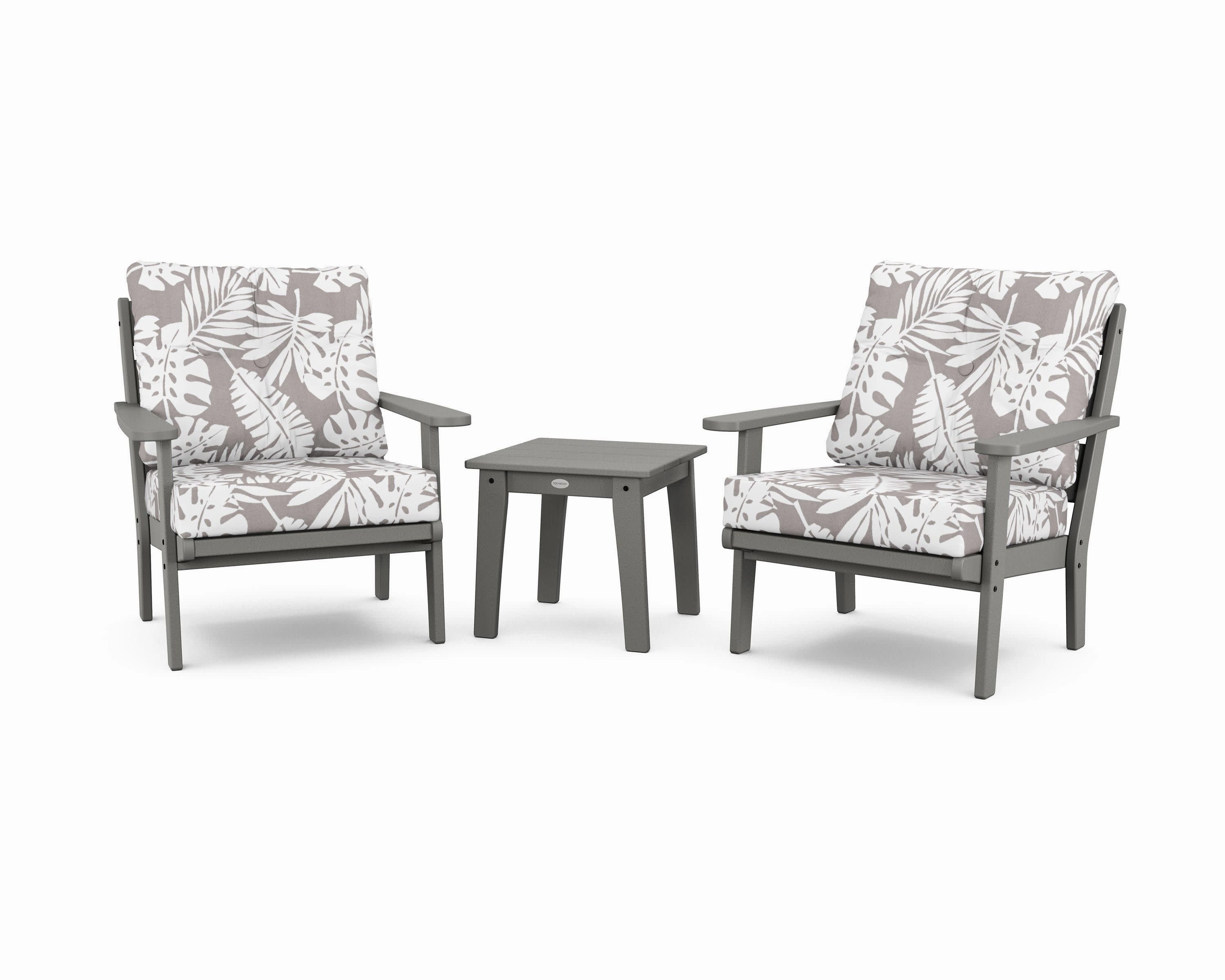 Lakeside 3-Piece Deep Seating Chair Set