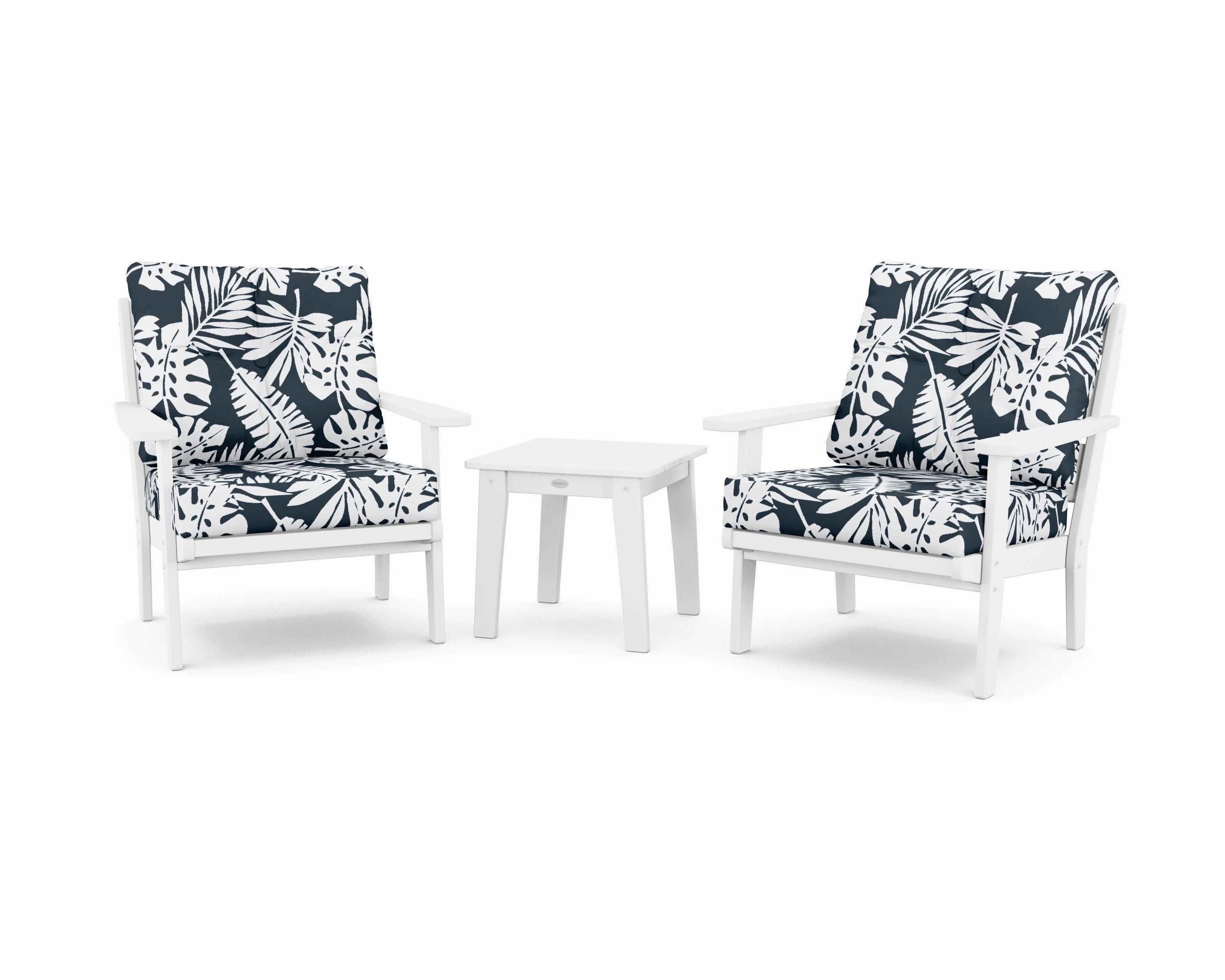Lakeside 3-Piece Deep Seating Chair Set