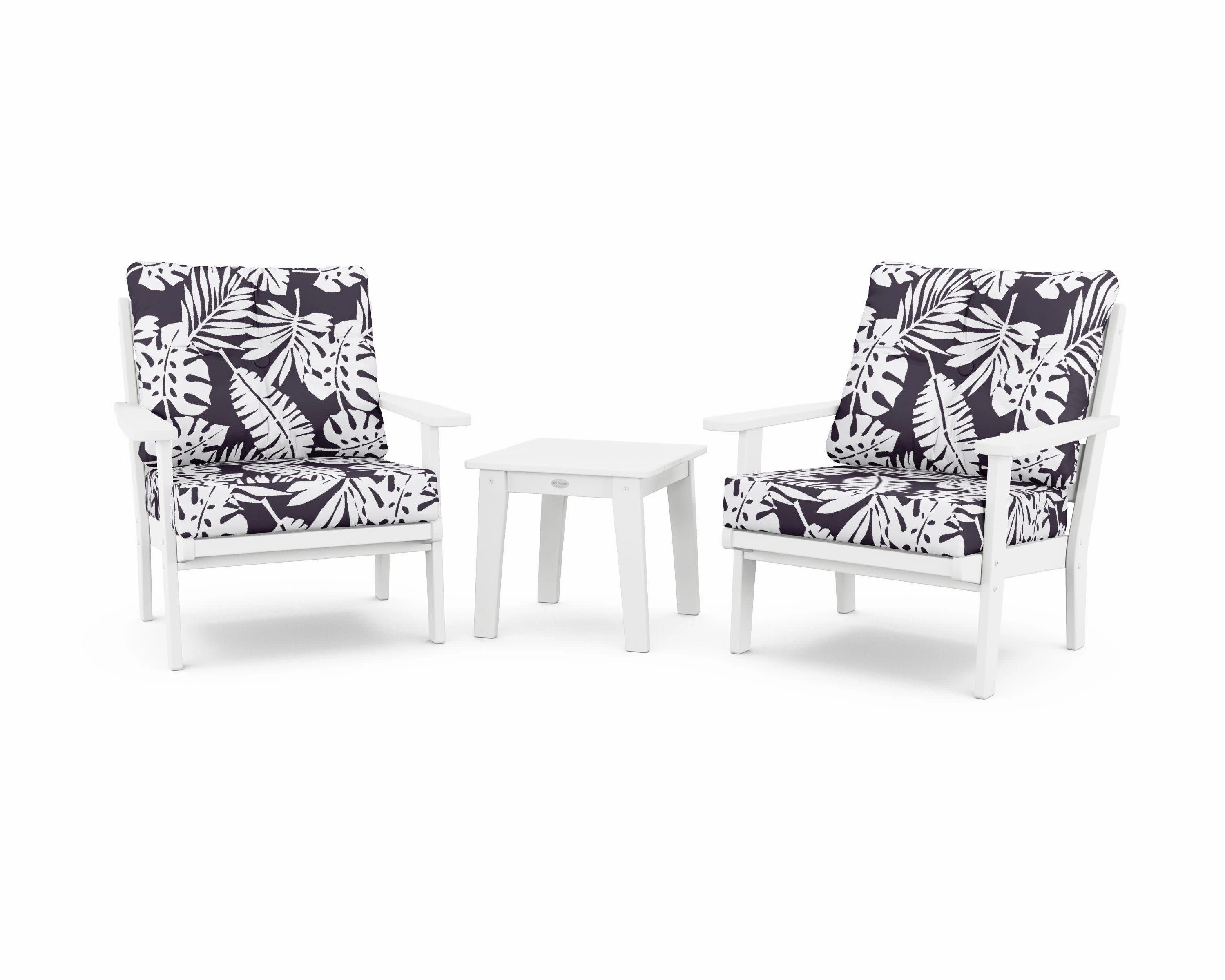 Lakeside 3-Piece Deep Seating Chair Set