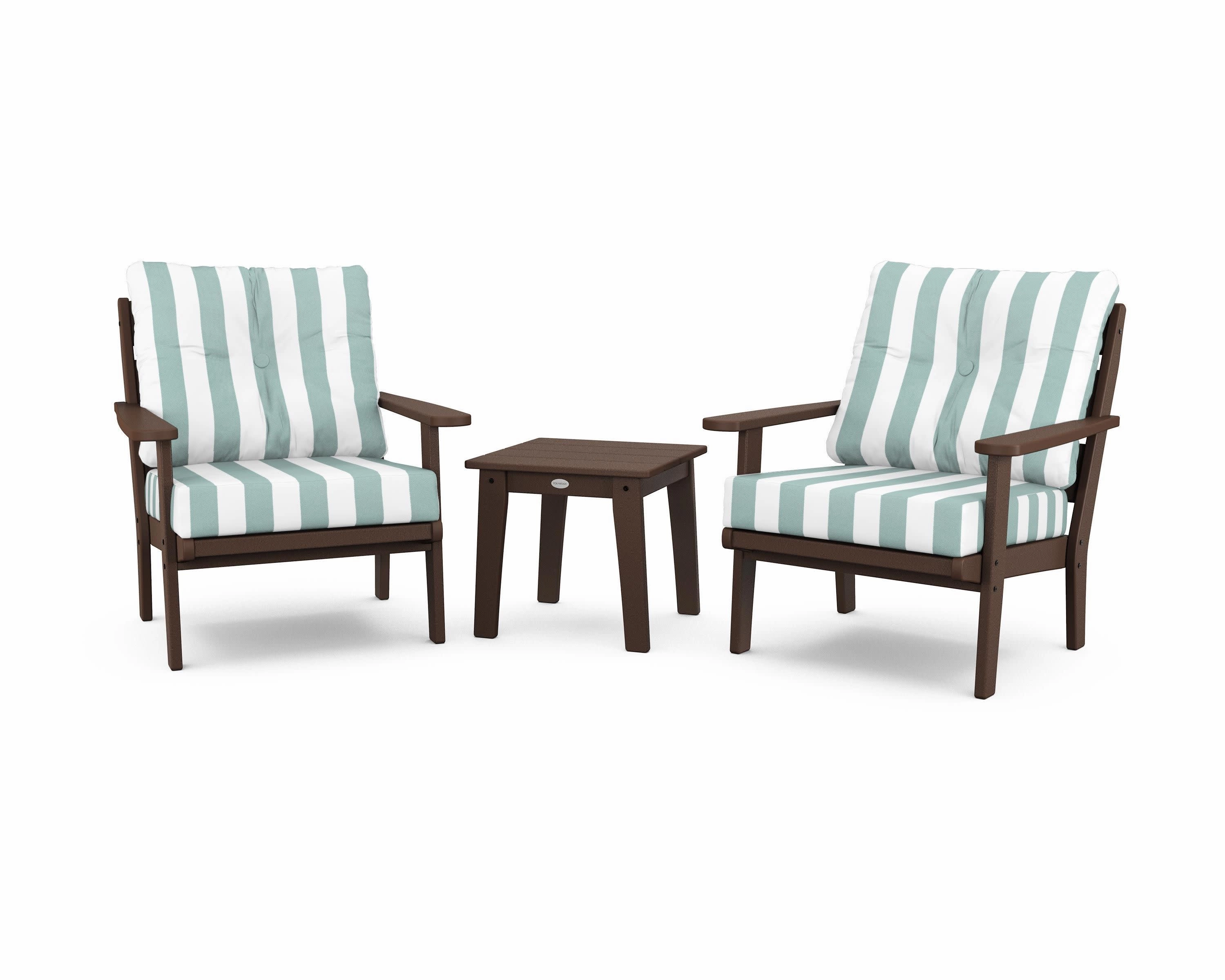 Lakeside 3-Piece Deep Seating Chair Set