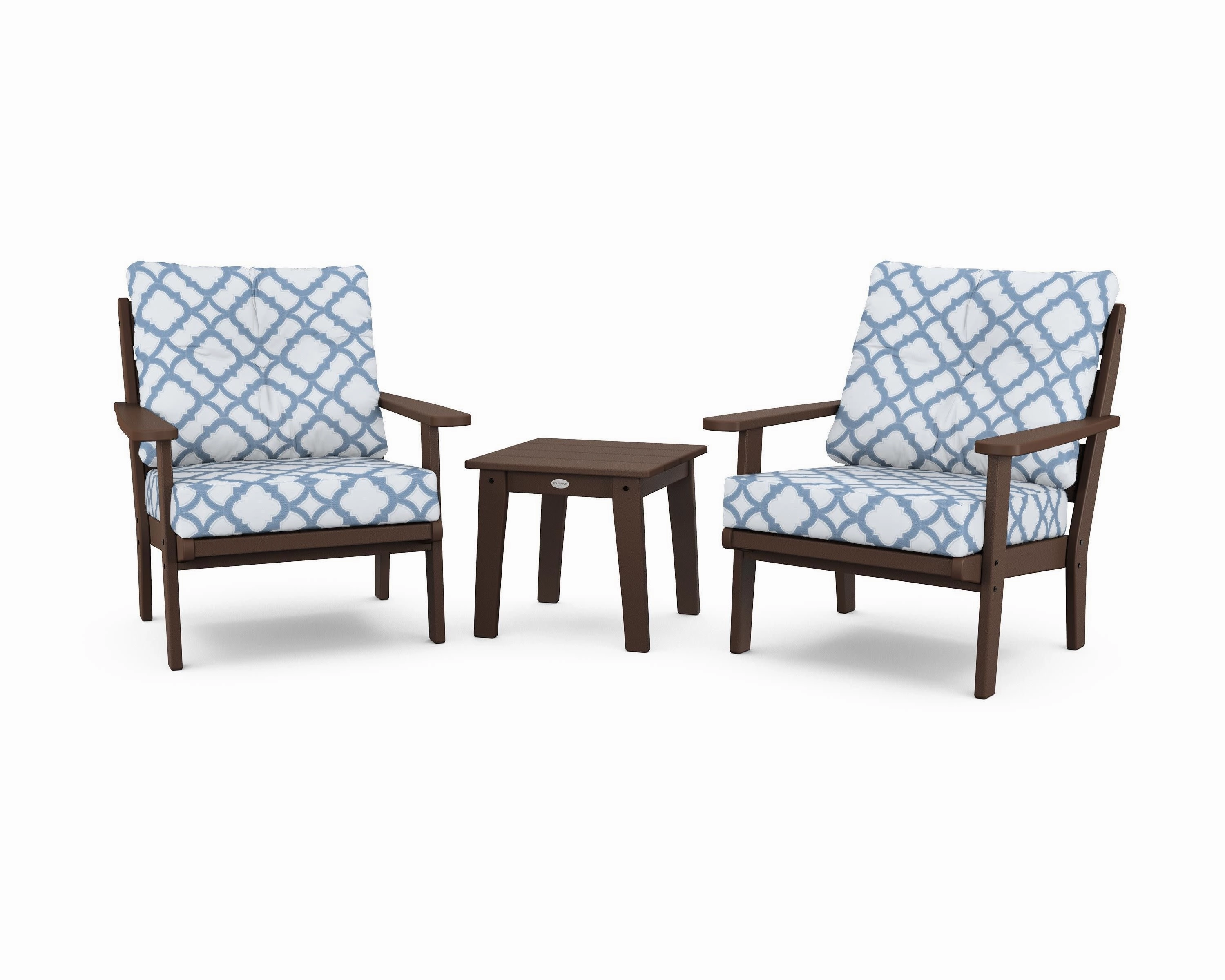 Lakeside 3-Piece Deep Seating Chair Set