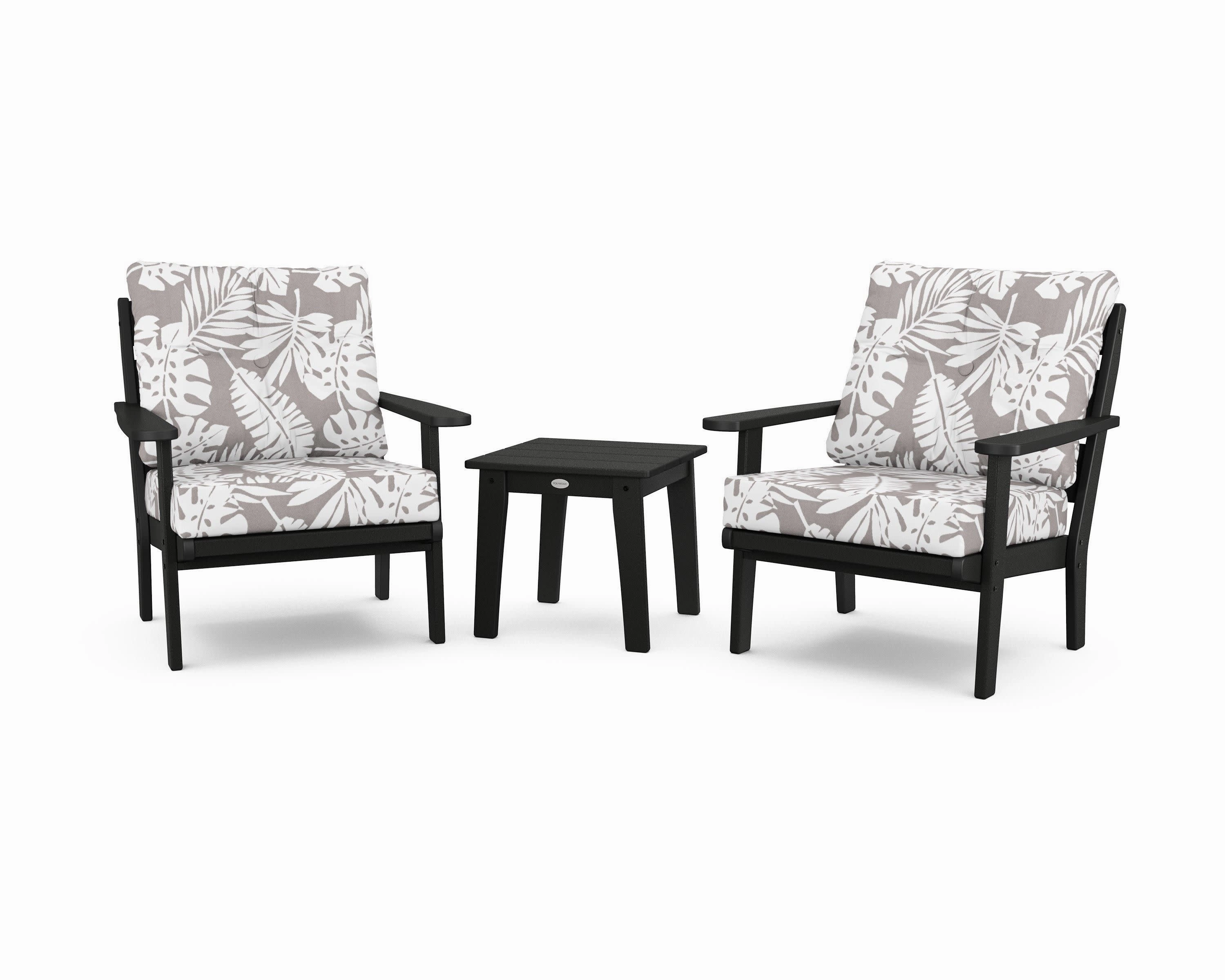 Lakeside 3-Piece Deep Seating Chair Set