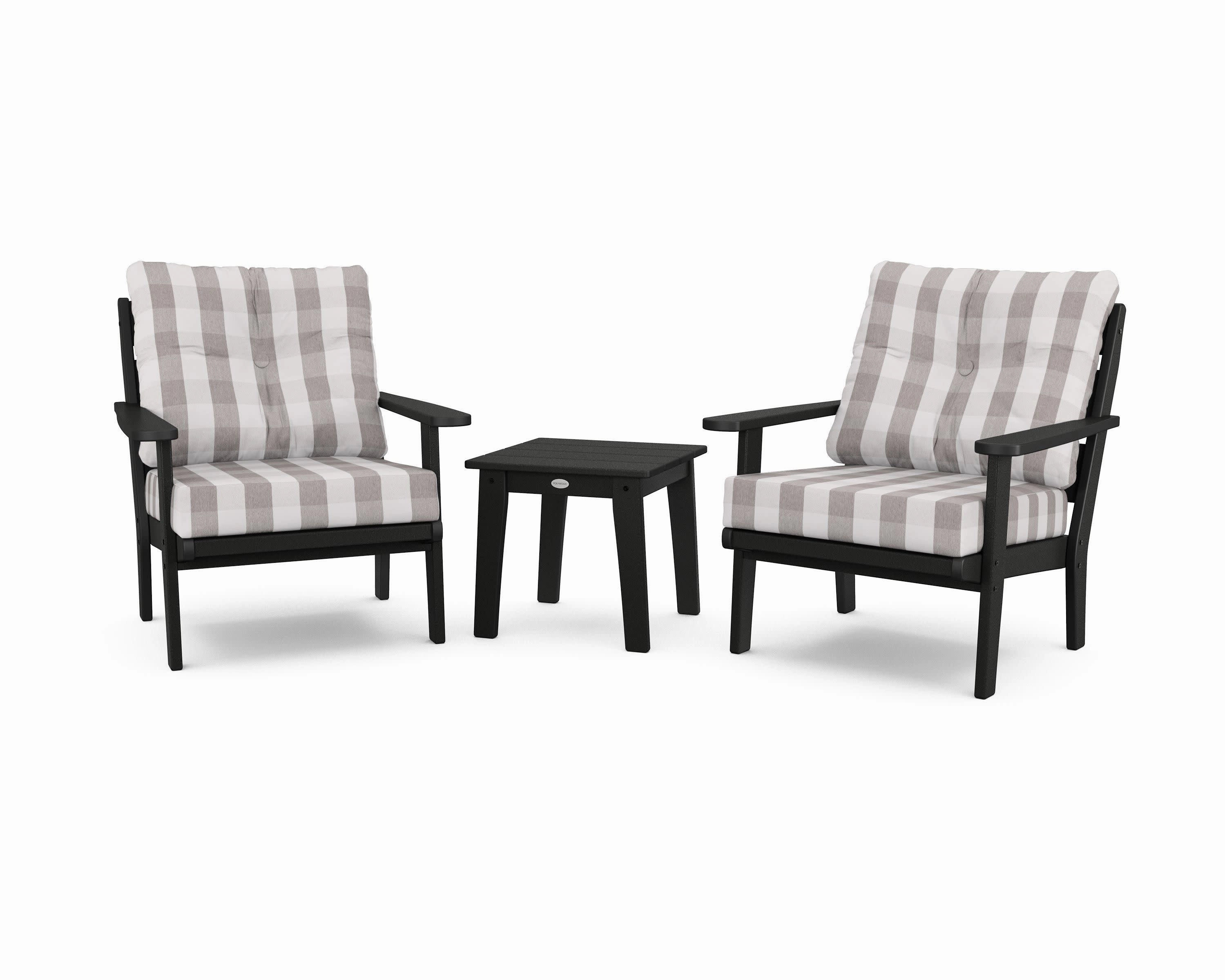 Lakeside 3-Piece Deep Seating Chair Set