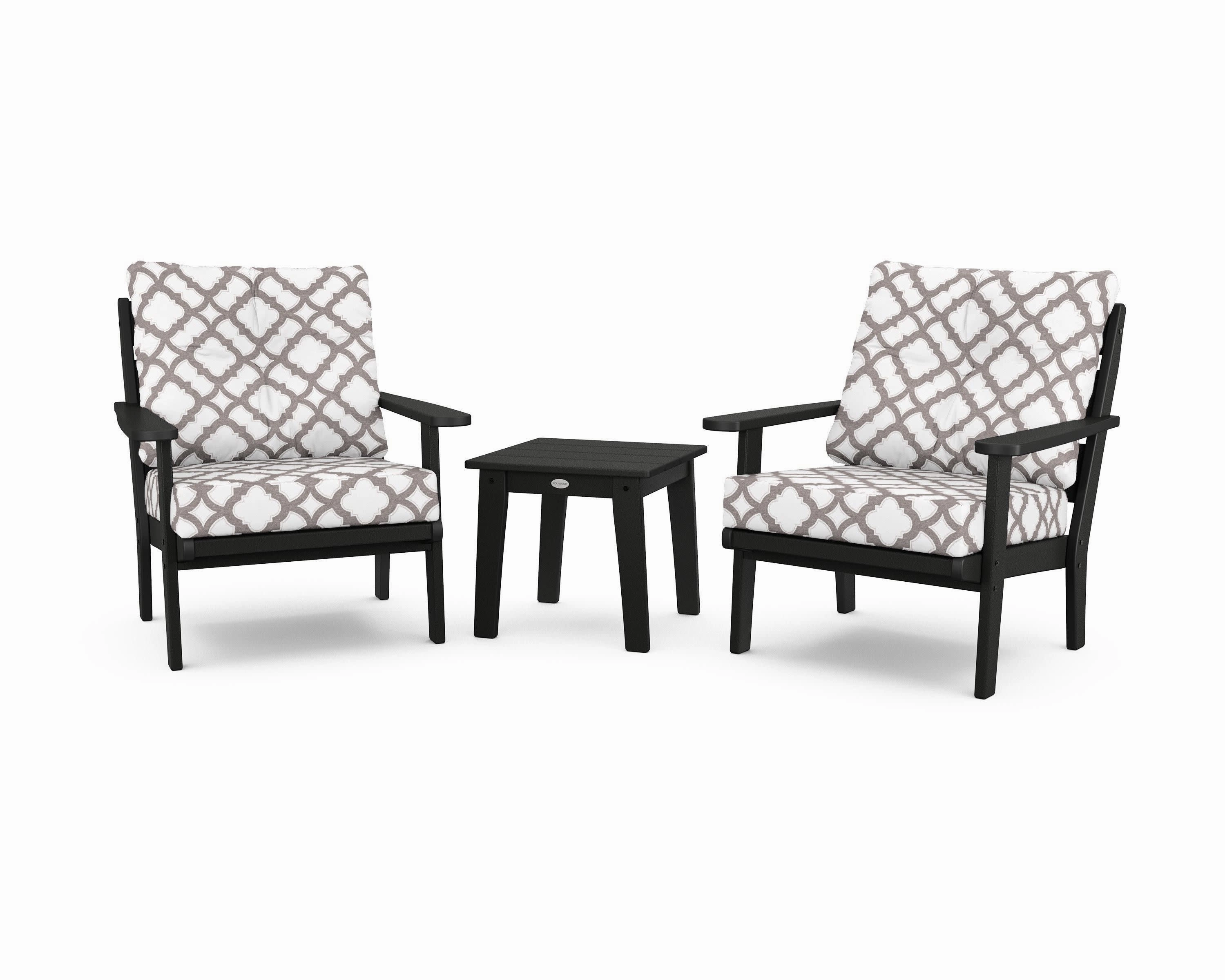Lakeside 3-Piece Deep Seating Chair Set