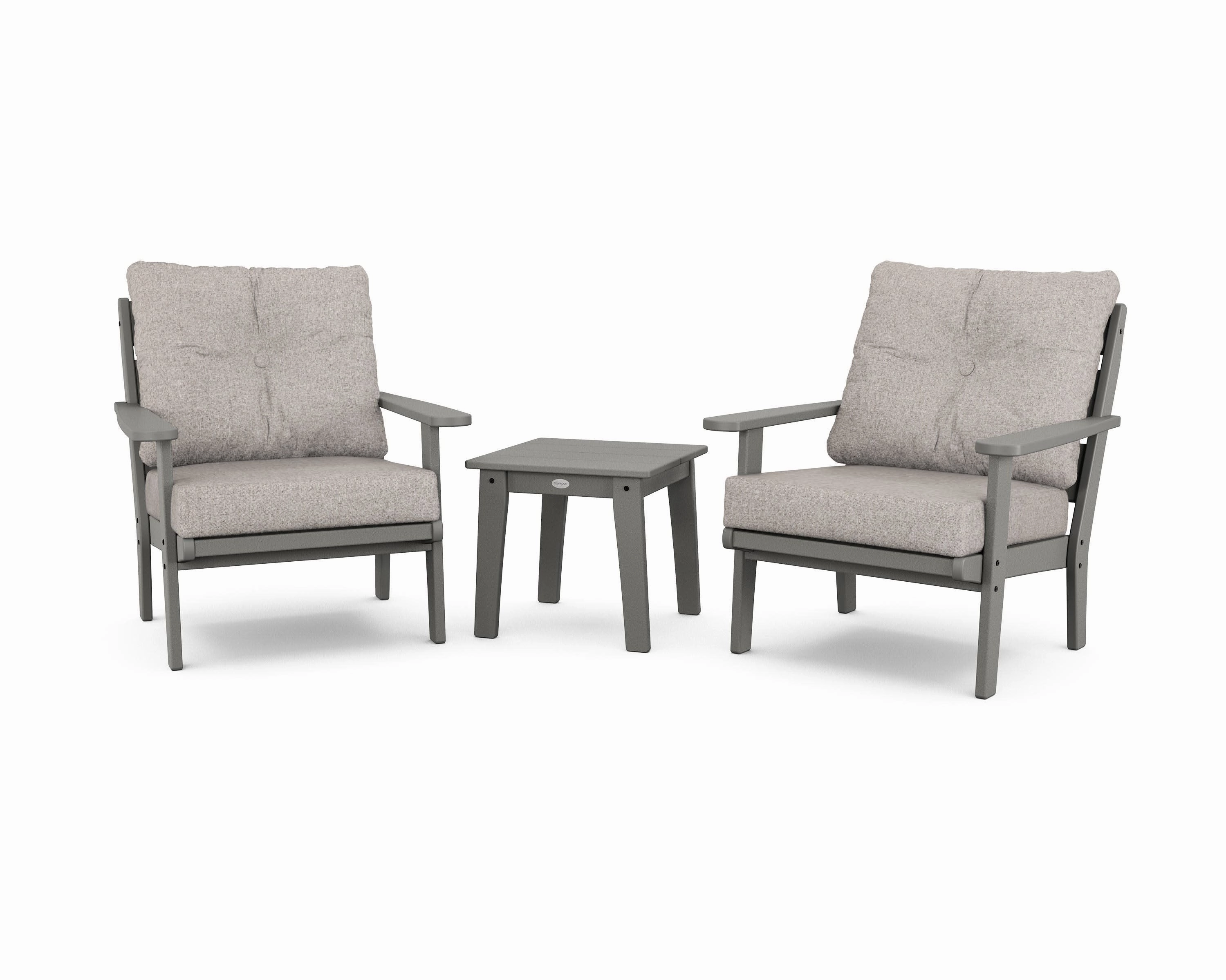 Lakeside 3-Piece Deep Seating Chair Set