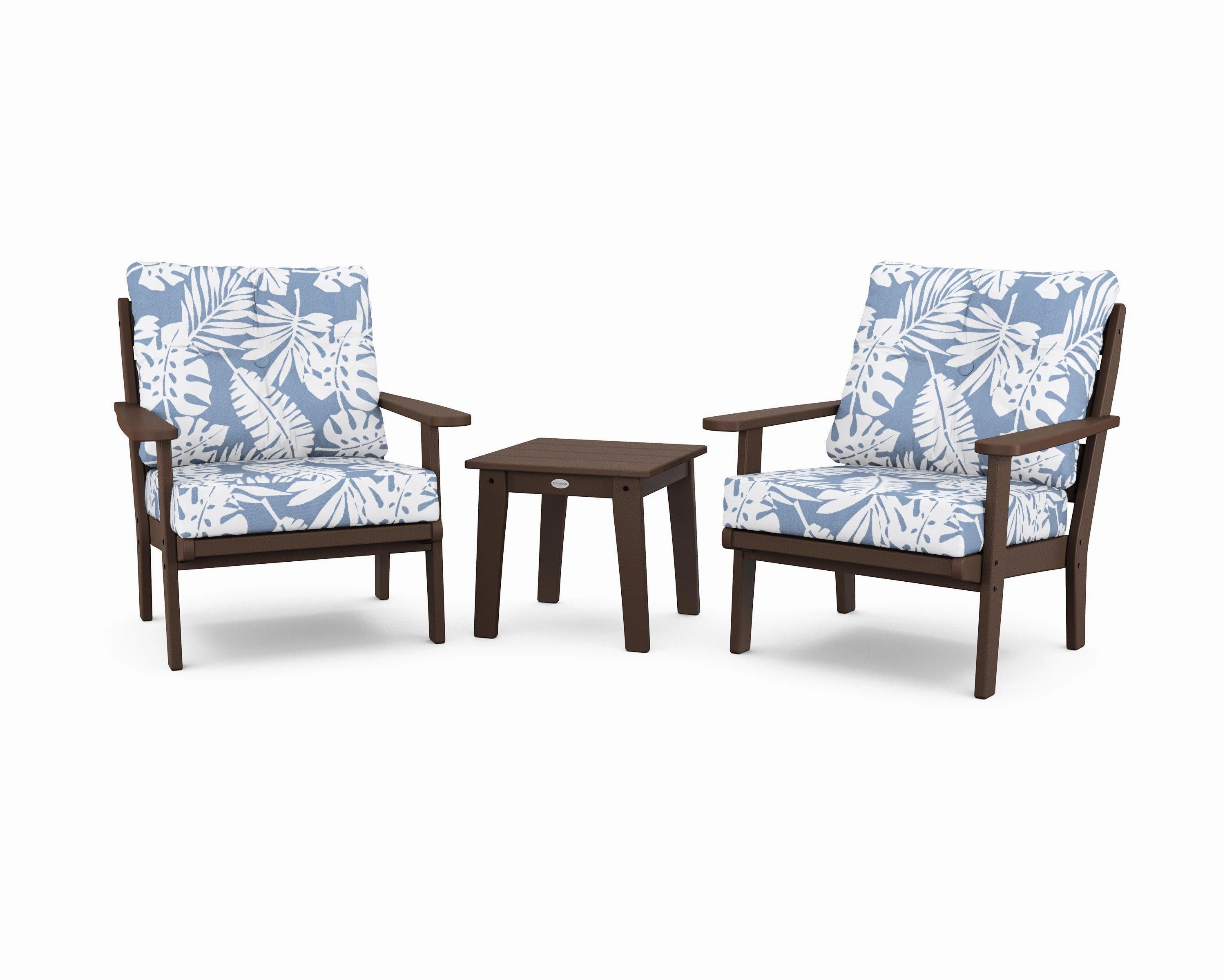 Lakeside 3-Piece Deep Seating Chair Set