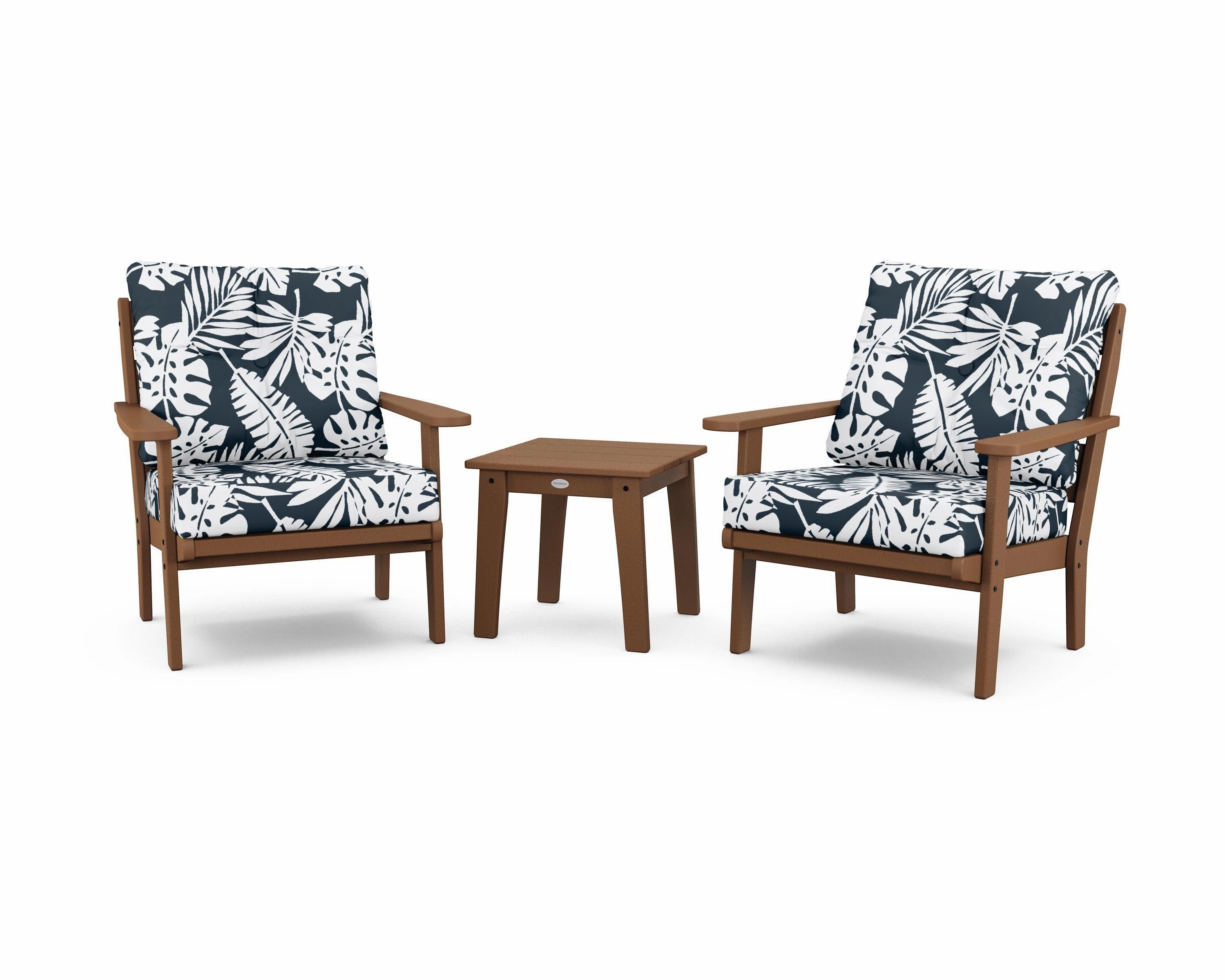 Lakeside 3-Piece Deep Seating Chair Set