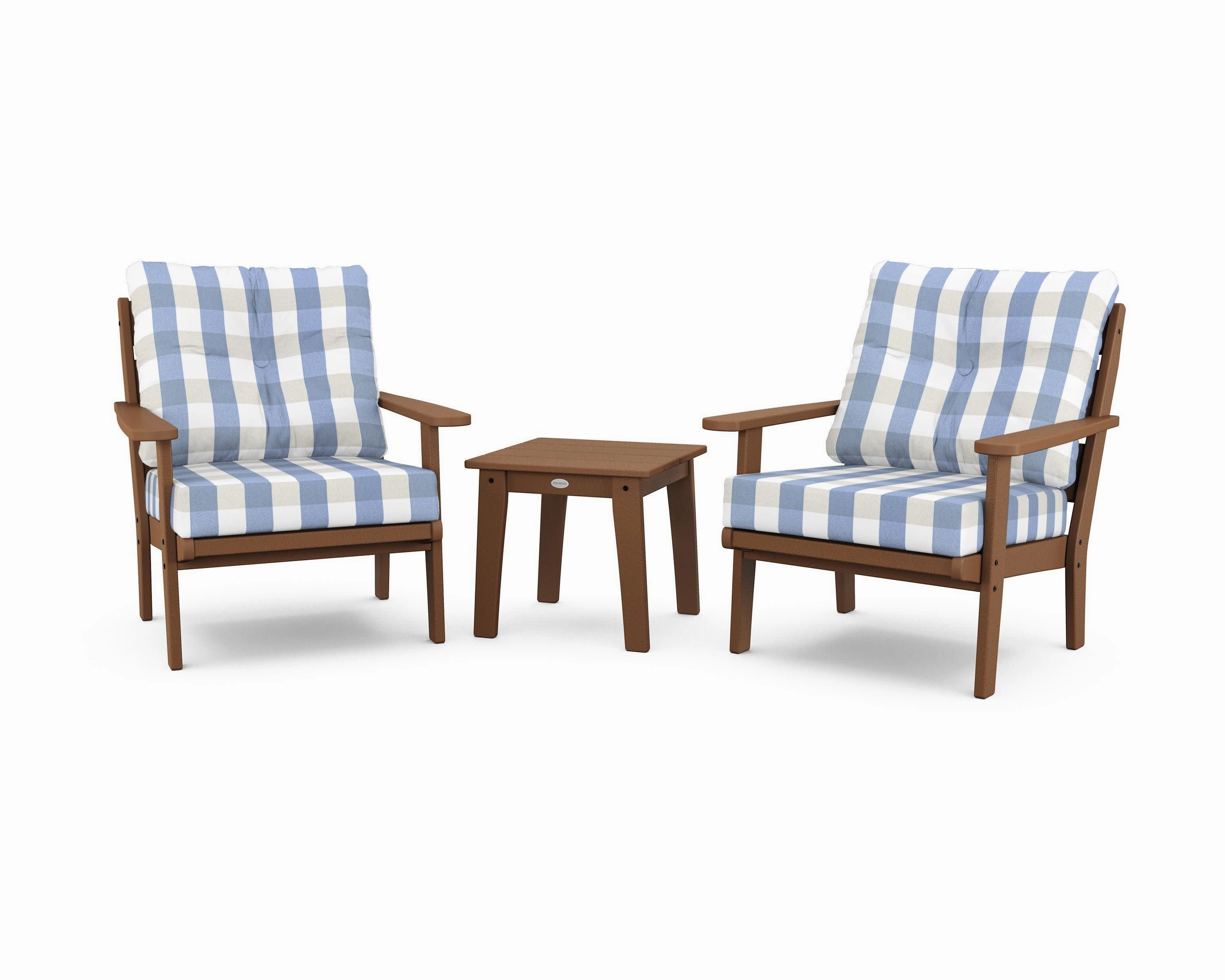 Lakeside 3-Piece Deep Seating Chair Set