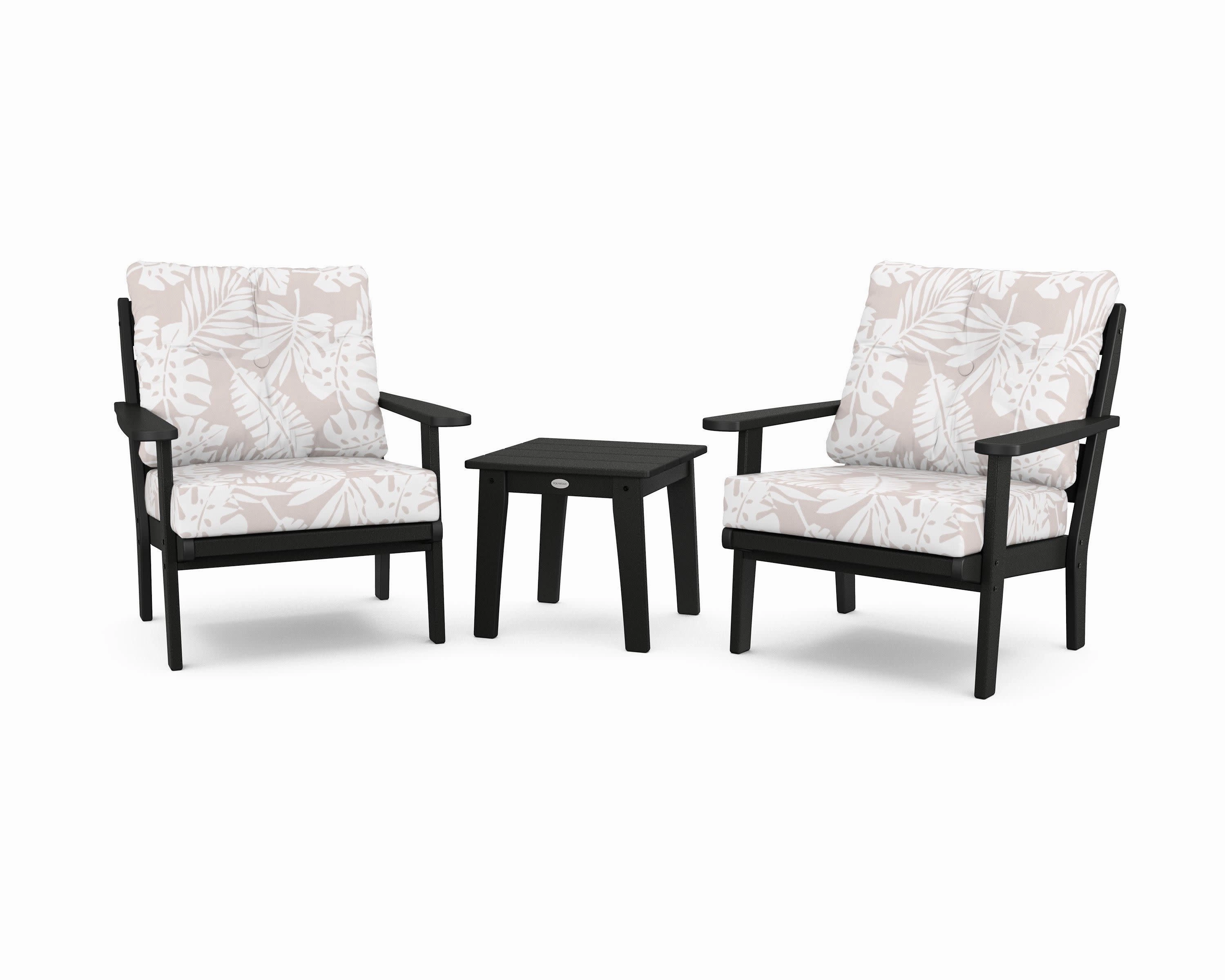 Lakeside 3-Piece Deep Seating Chair Set