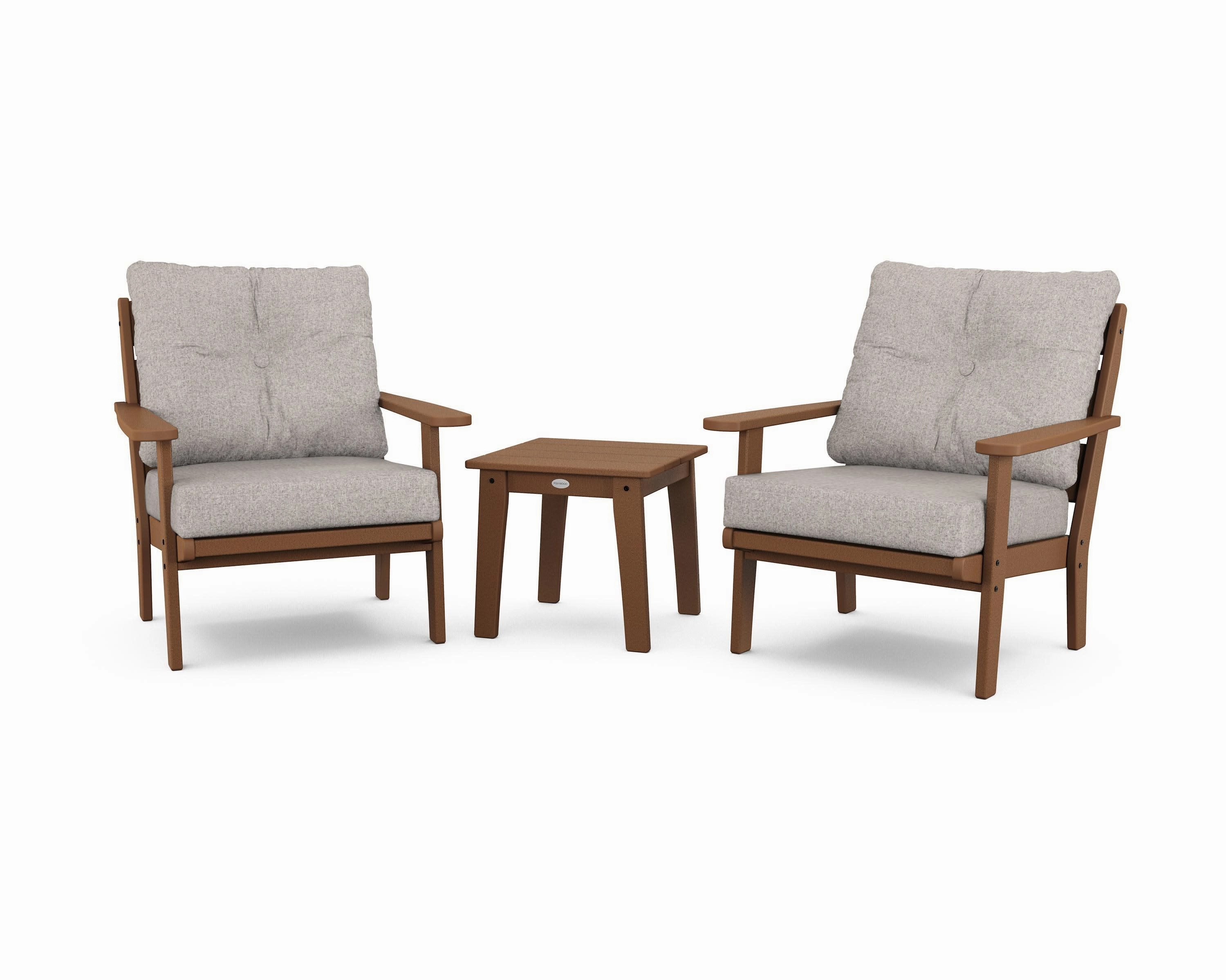 Lakeside 3-Piece Deep Seating Chair Set