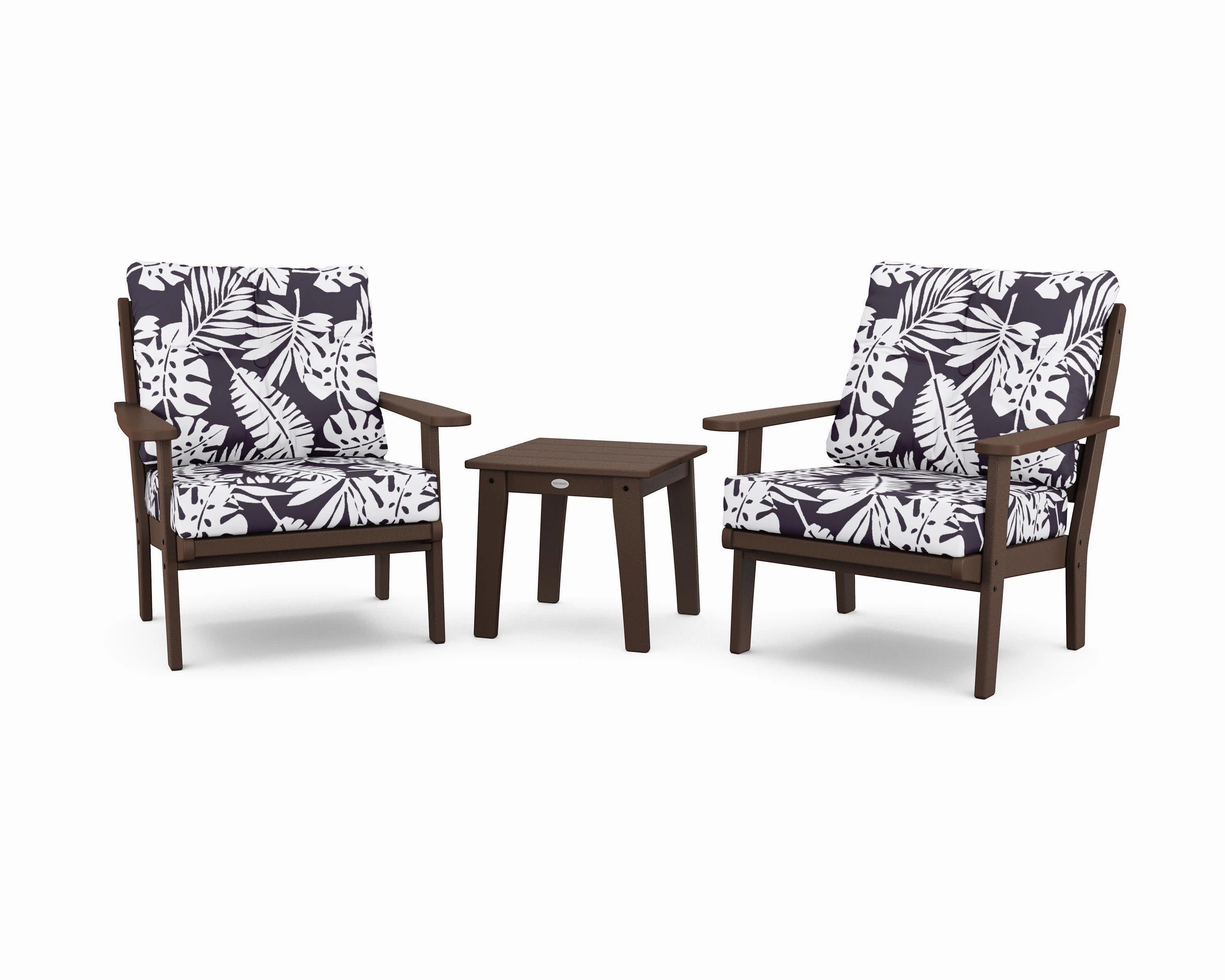 Lakeside 3-Piece Deep Seating Chair Set