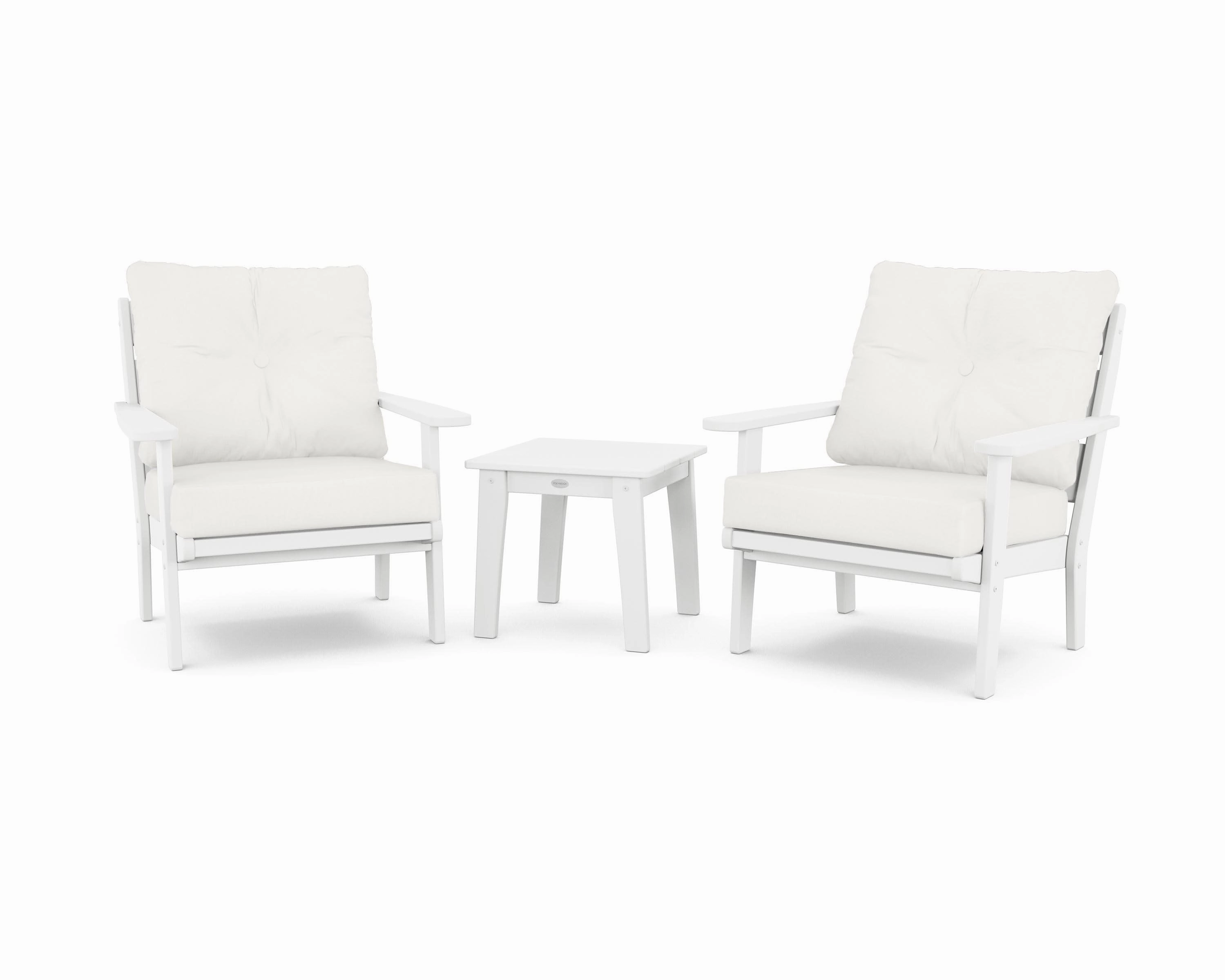 Lakeside 3-Piece Deep Seating Chair Set
