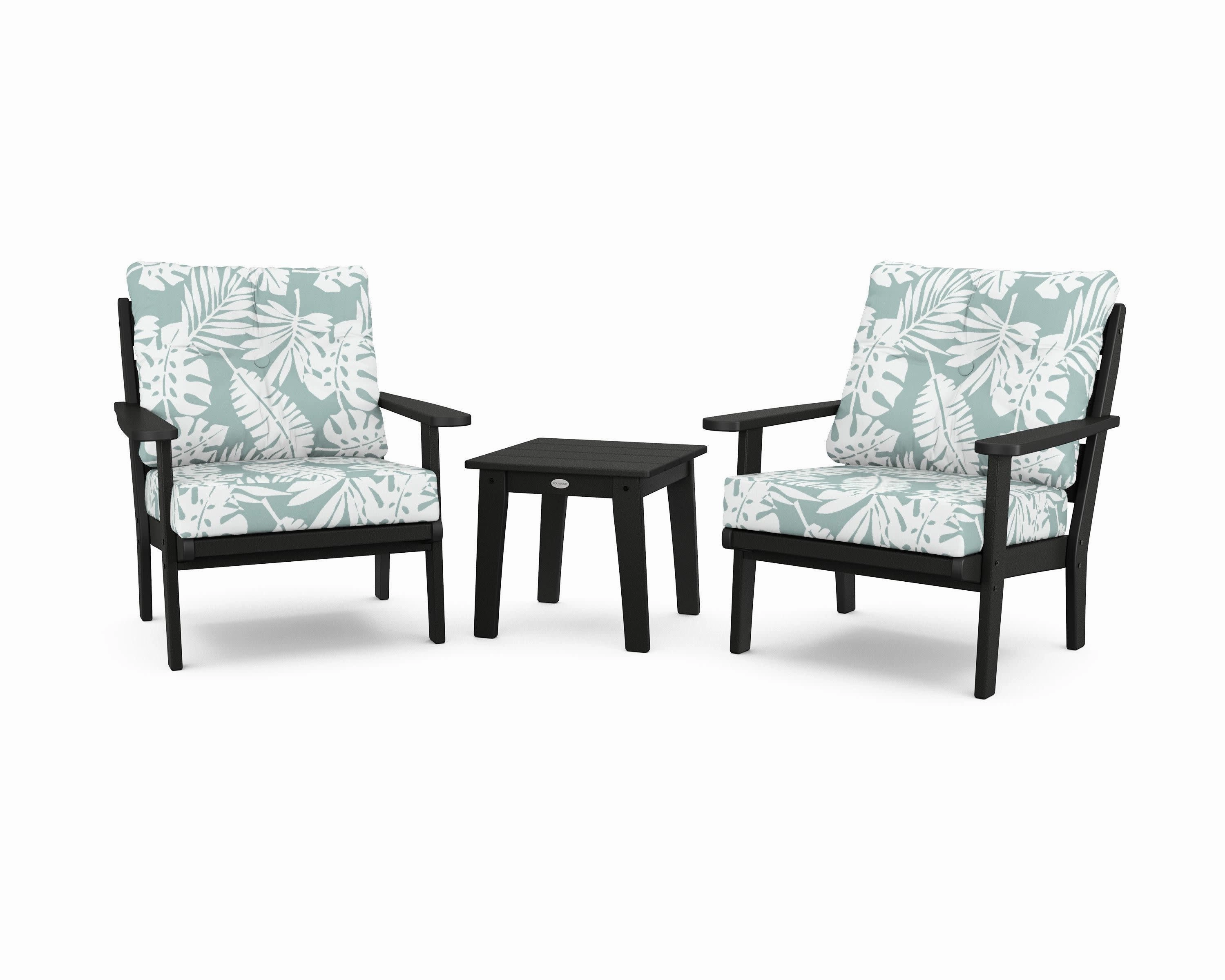 Lakeside 3-Piece Deep Seating Chair Set