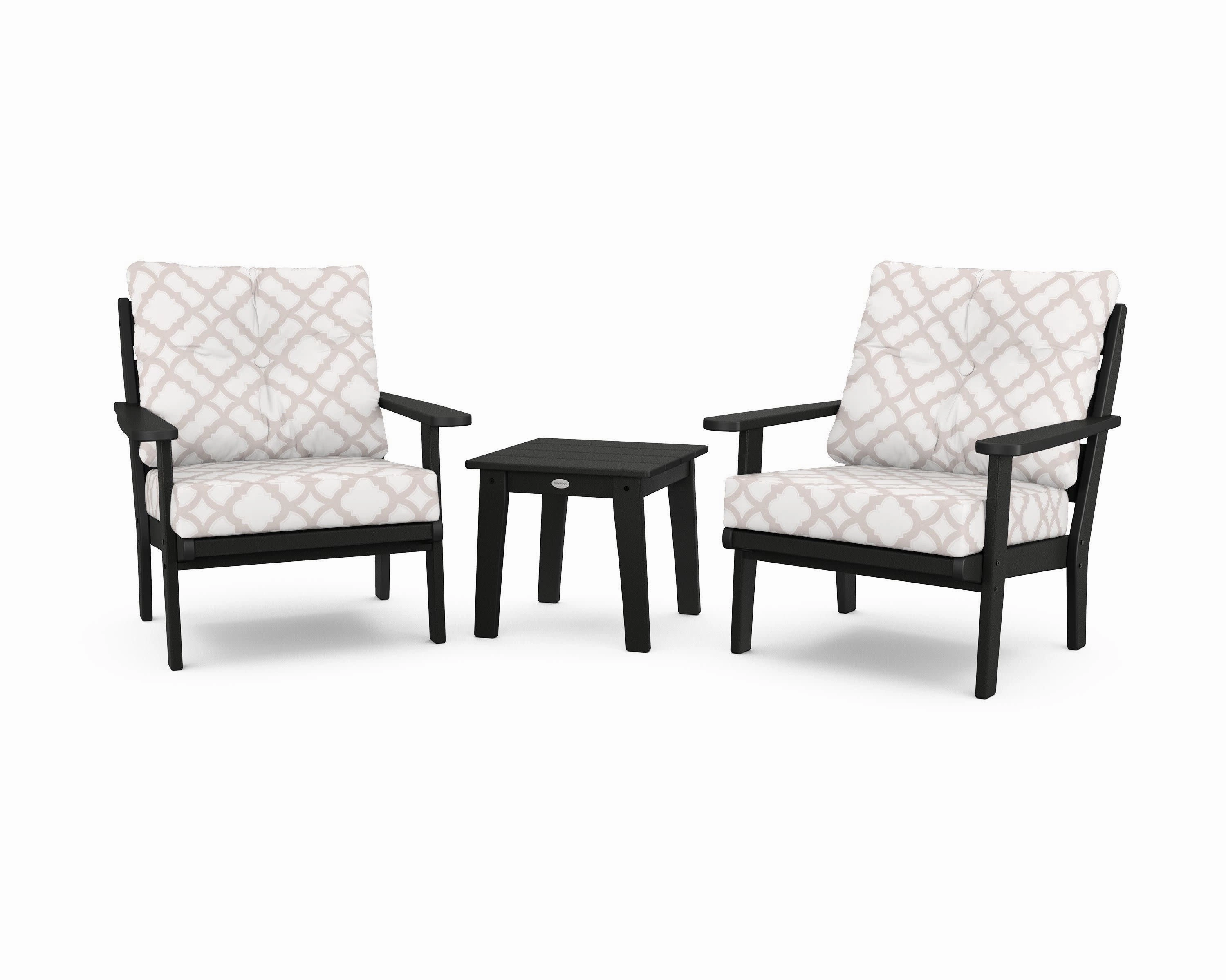 Lakeside 3-Piece Deep Seating Chair Set