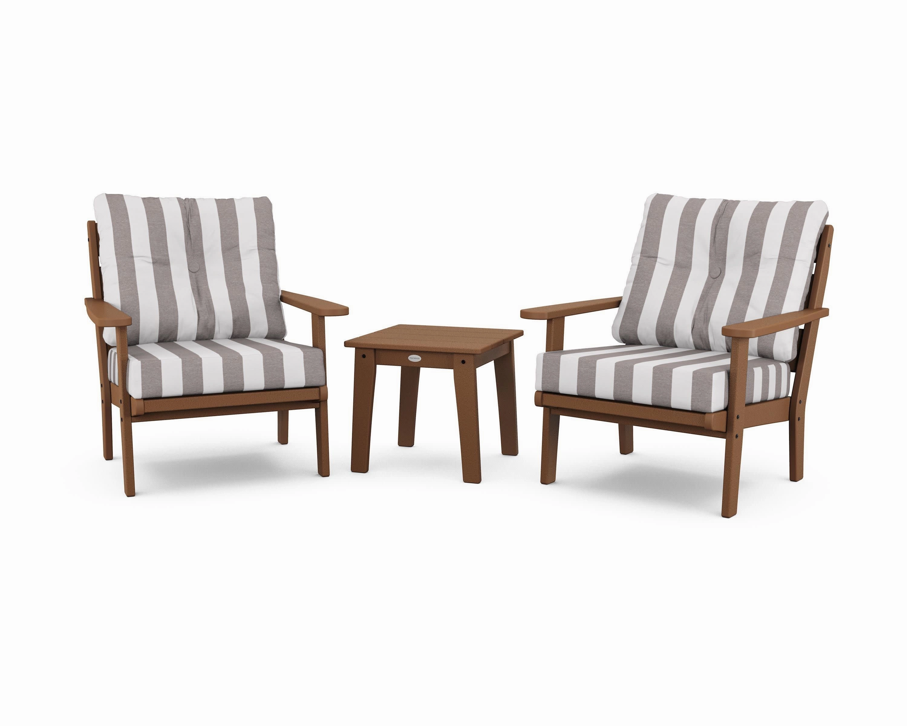 Lakeside 3-Piece Deep Seating Chair Set