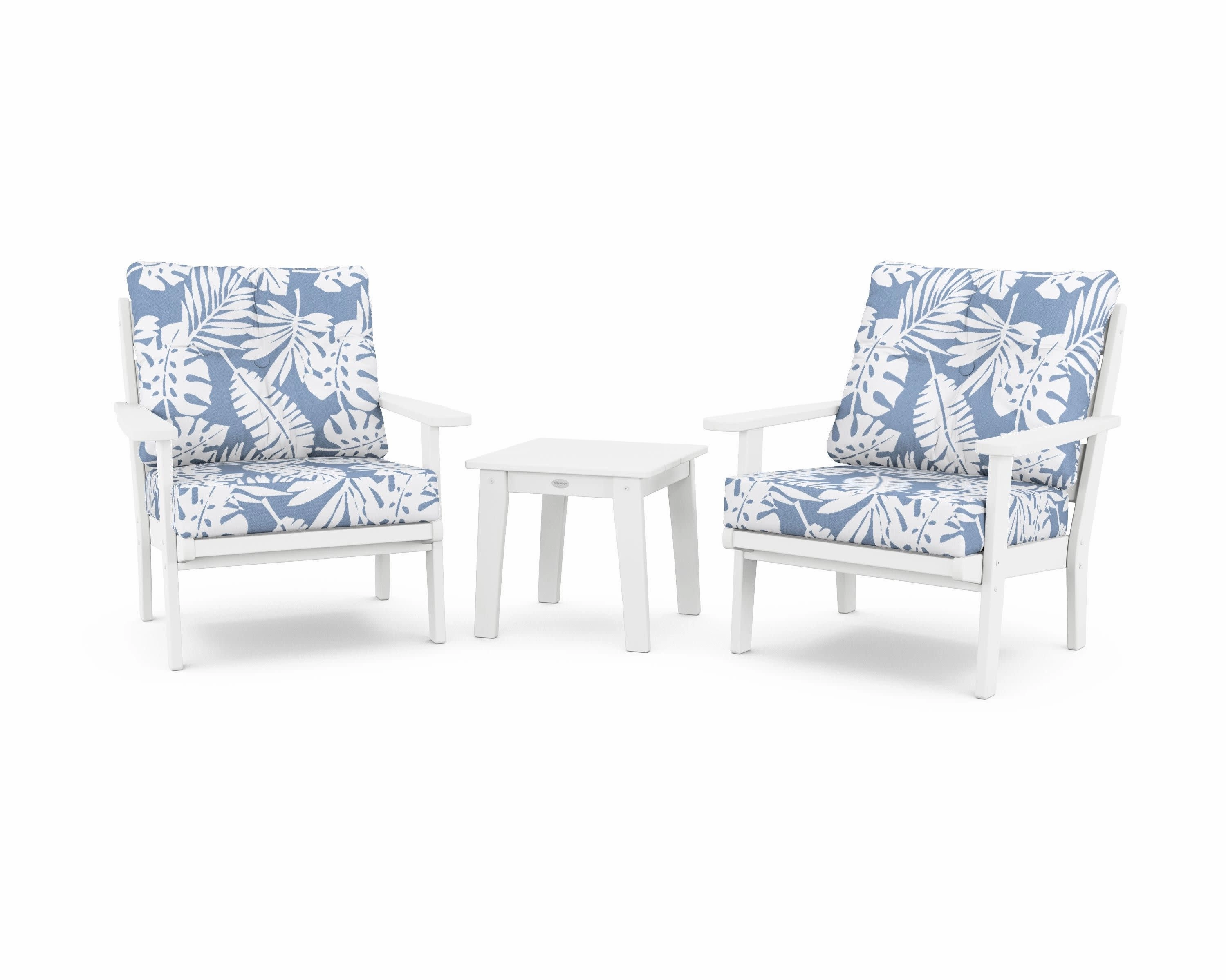 Lakeside 3-Piece Deep Seating Chair Set