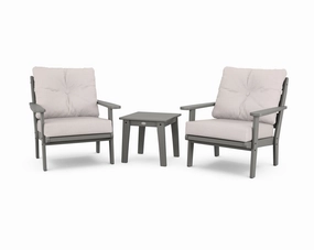 Lakeside 3-Piece Deep Seating Chair Setoutdoor patio dining furniture set