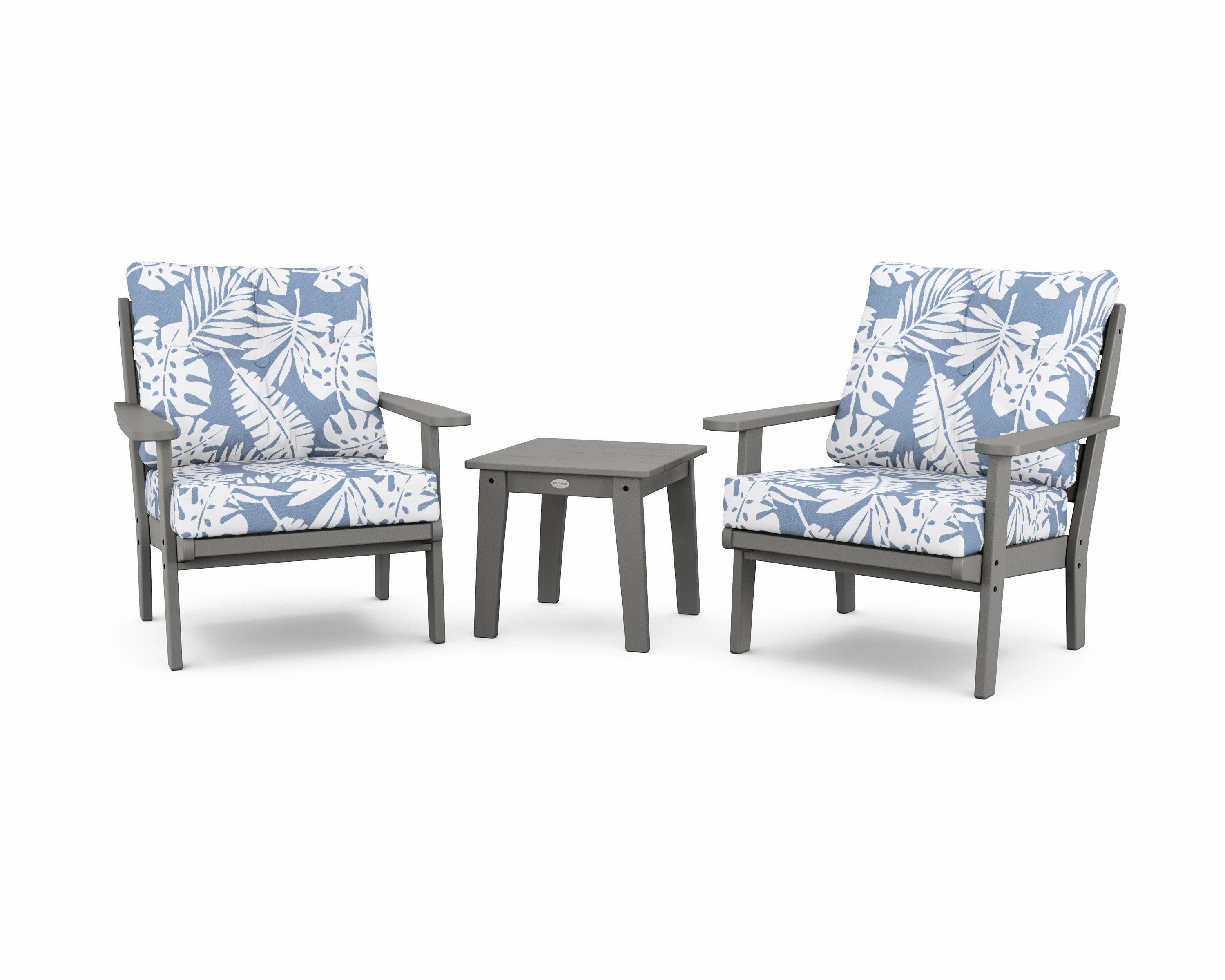 Lakeside 3-Piece Deep Seating Chair Set