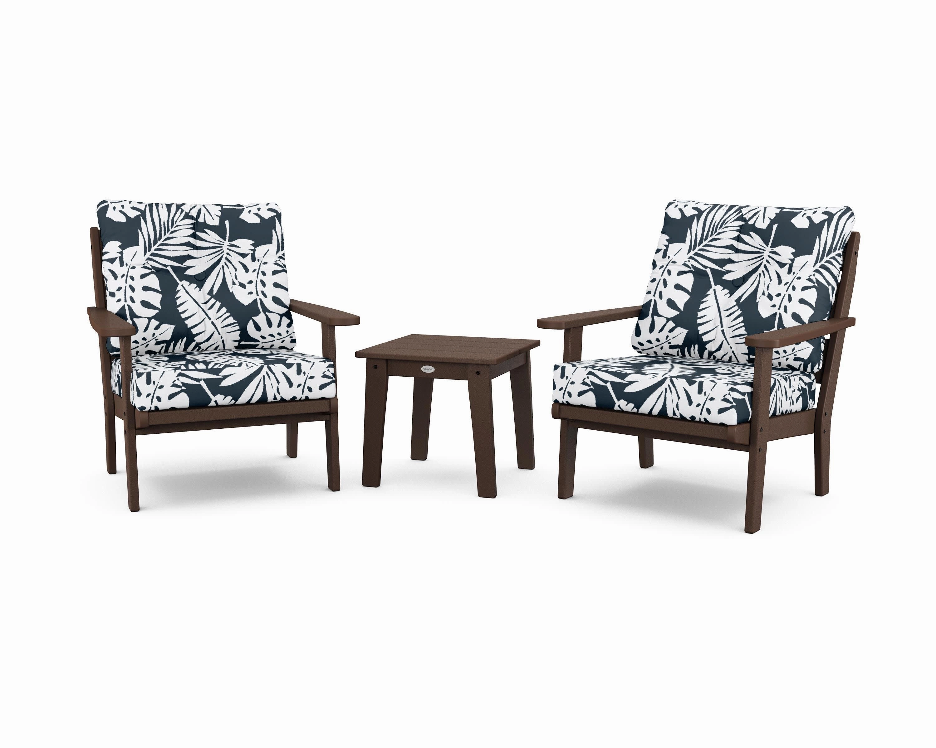 Lakeside 3-Piece Deep Seating Chair Set