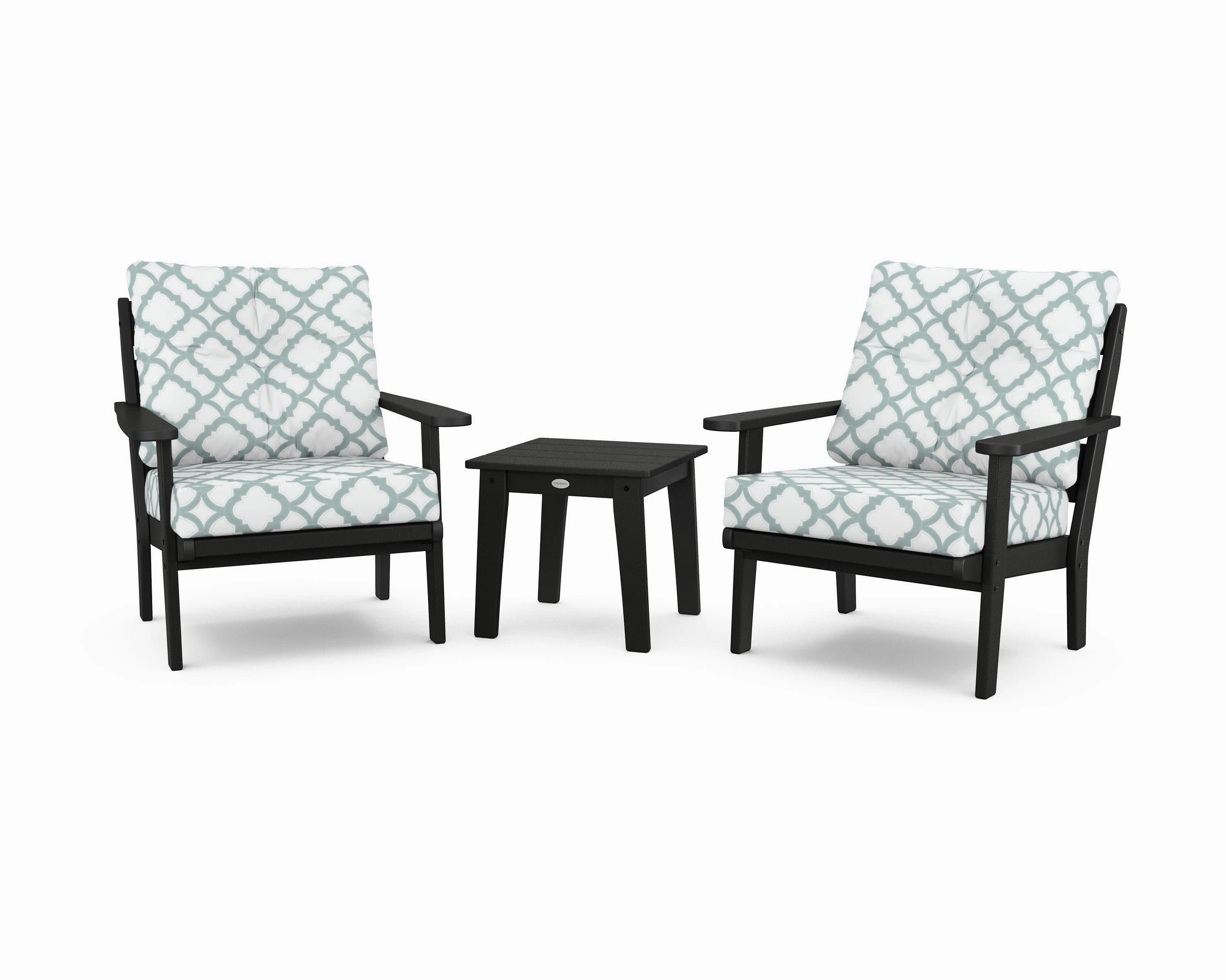 Lakeside 3-Piece Deep Seating Chair Set