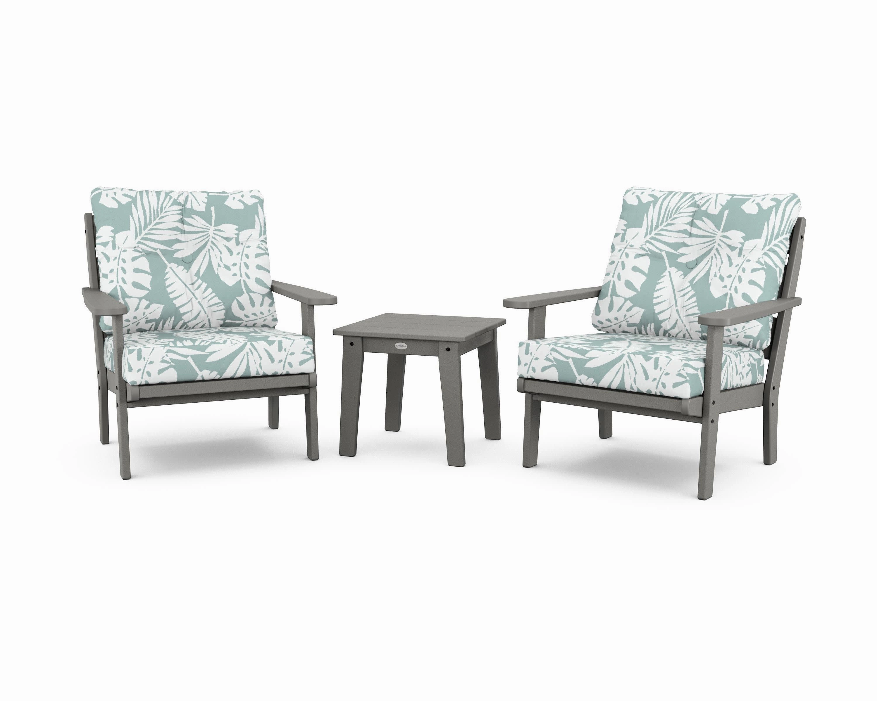 Lakeside 3-Piece Deep Seating Chair Set