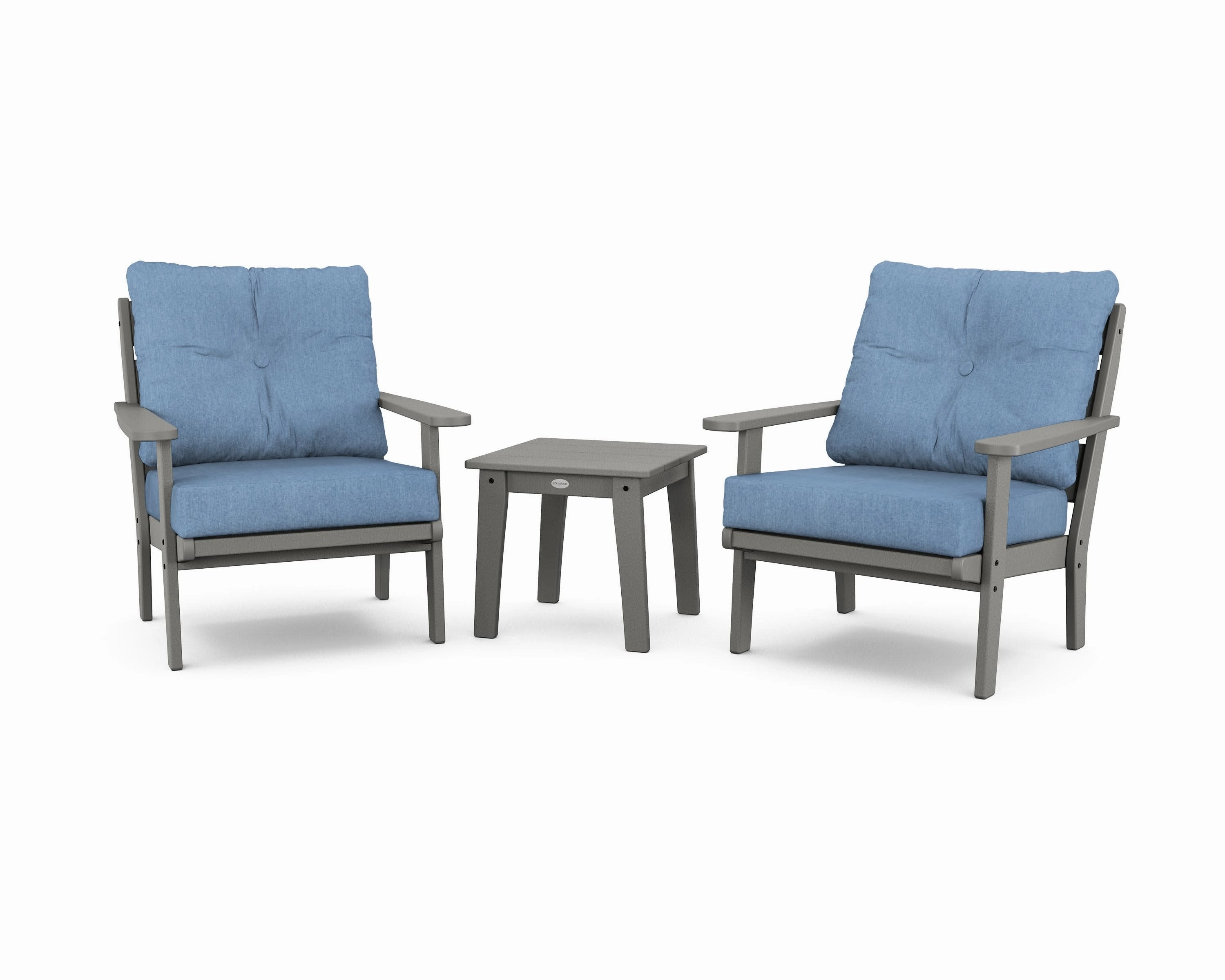 Lakeside 3-Piece Deep Seating Chair Set