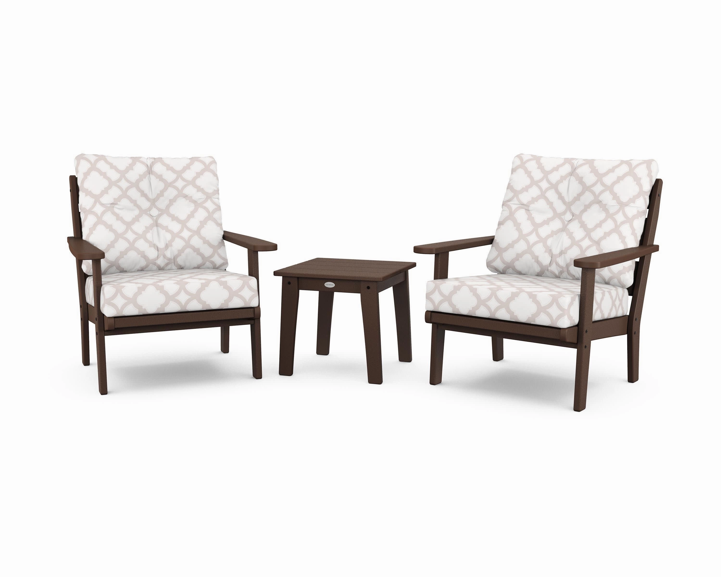 Lakeside 3-Piece Deep Seating Chair Set
