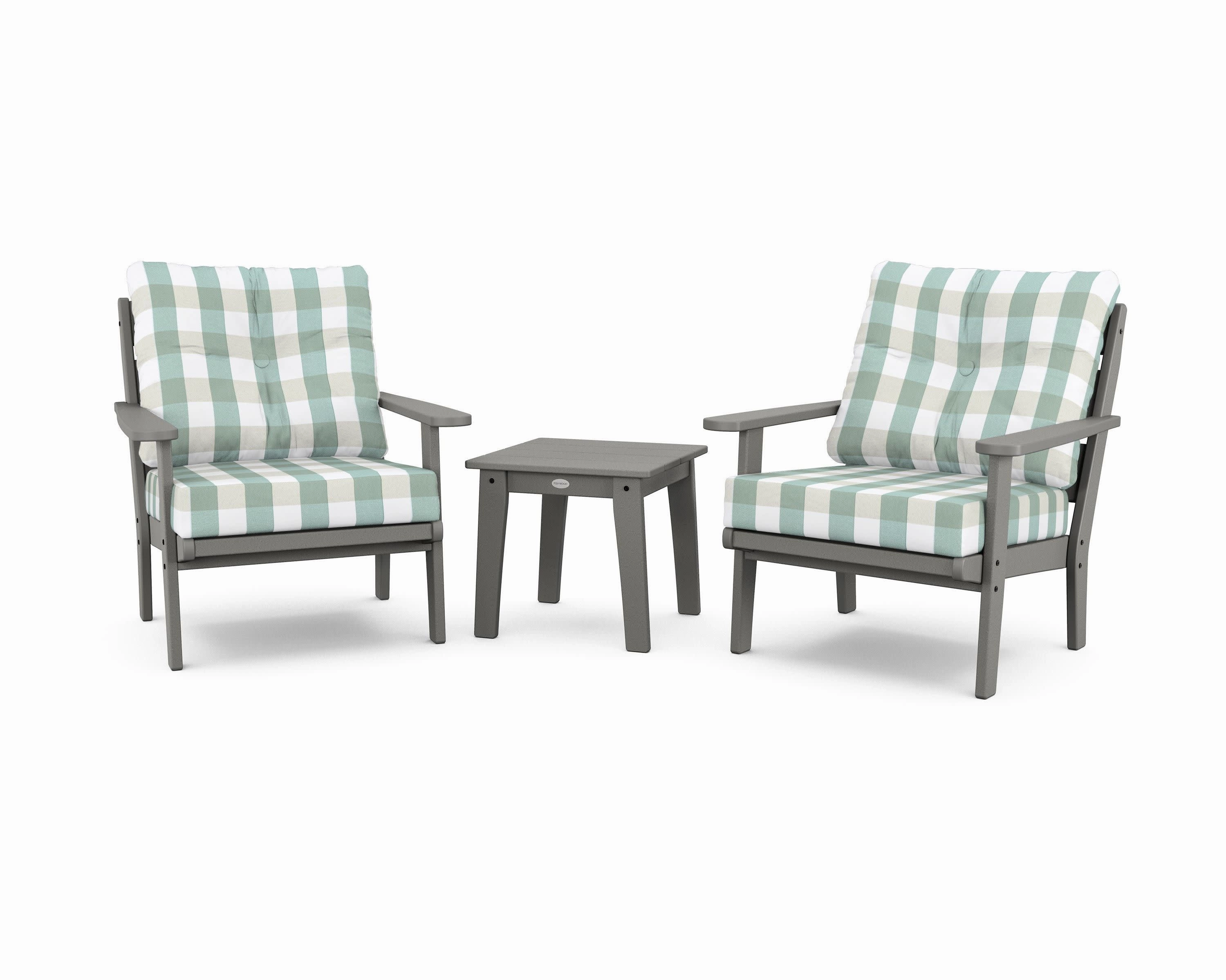 Lakeside 3-Piece Deep Seating Chair Set
