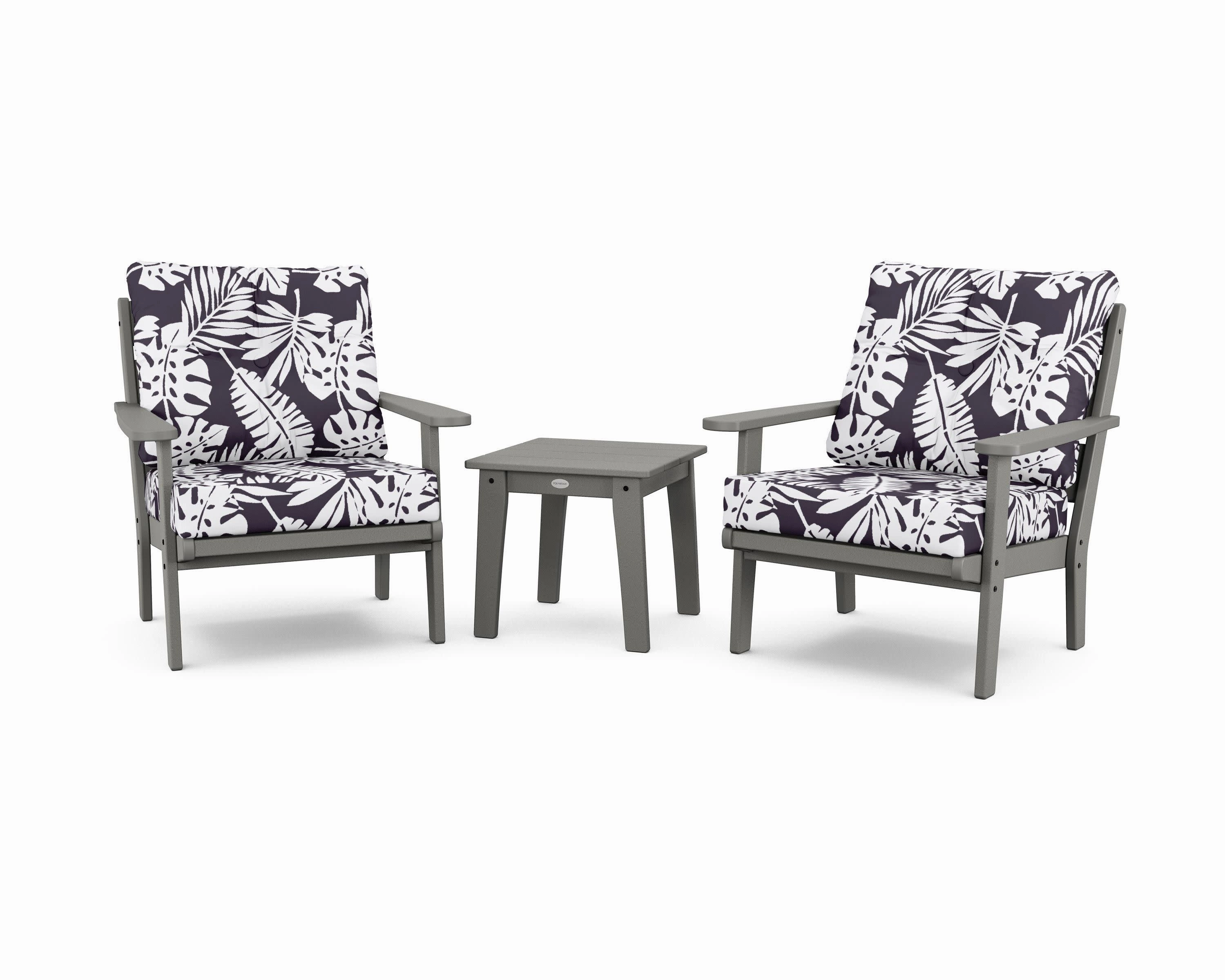 Lakeside 3-Piece Deep Seating Chair Set