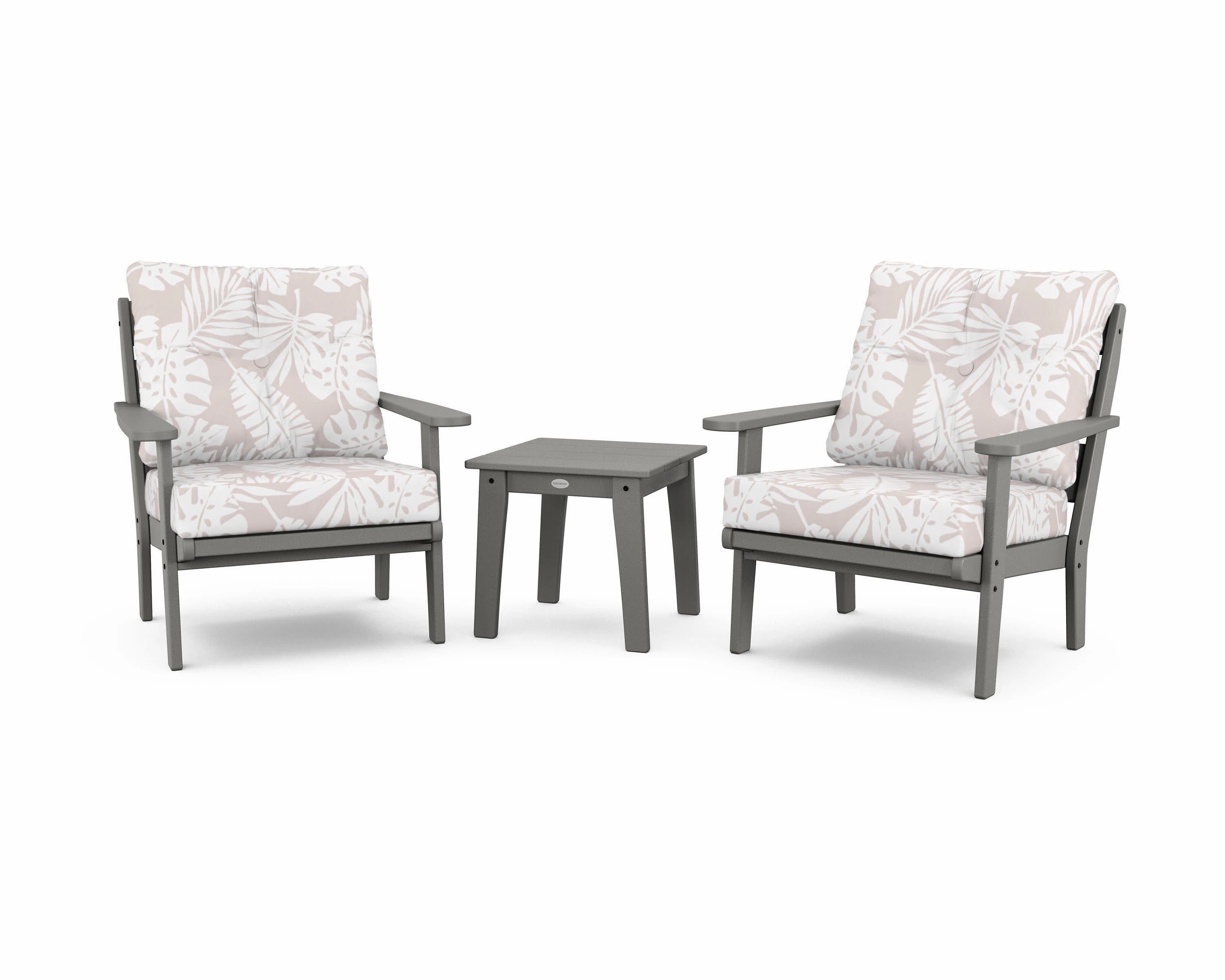 Lakeside 3-Piece Deep Seating Chair Set