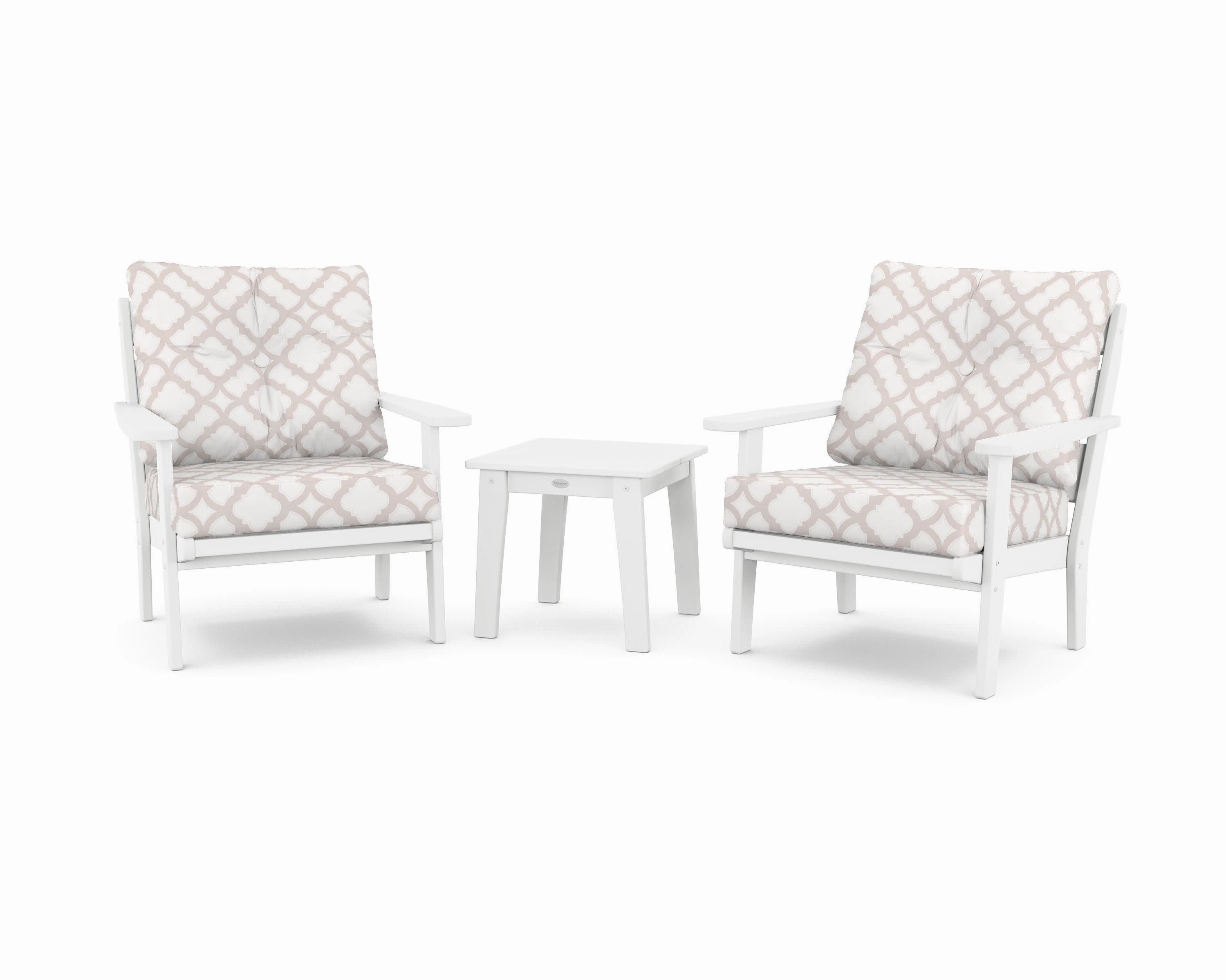 Lakeside 3-Piece Deep Seating Chair Set