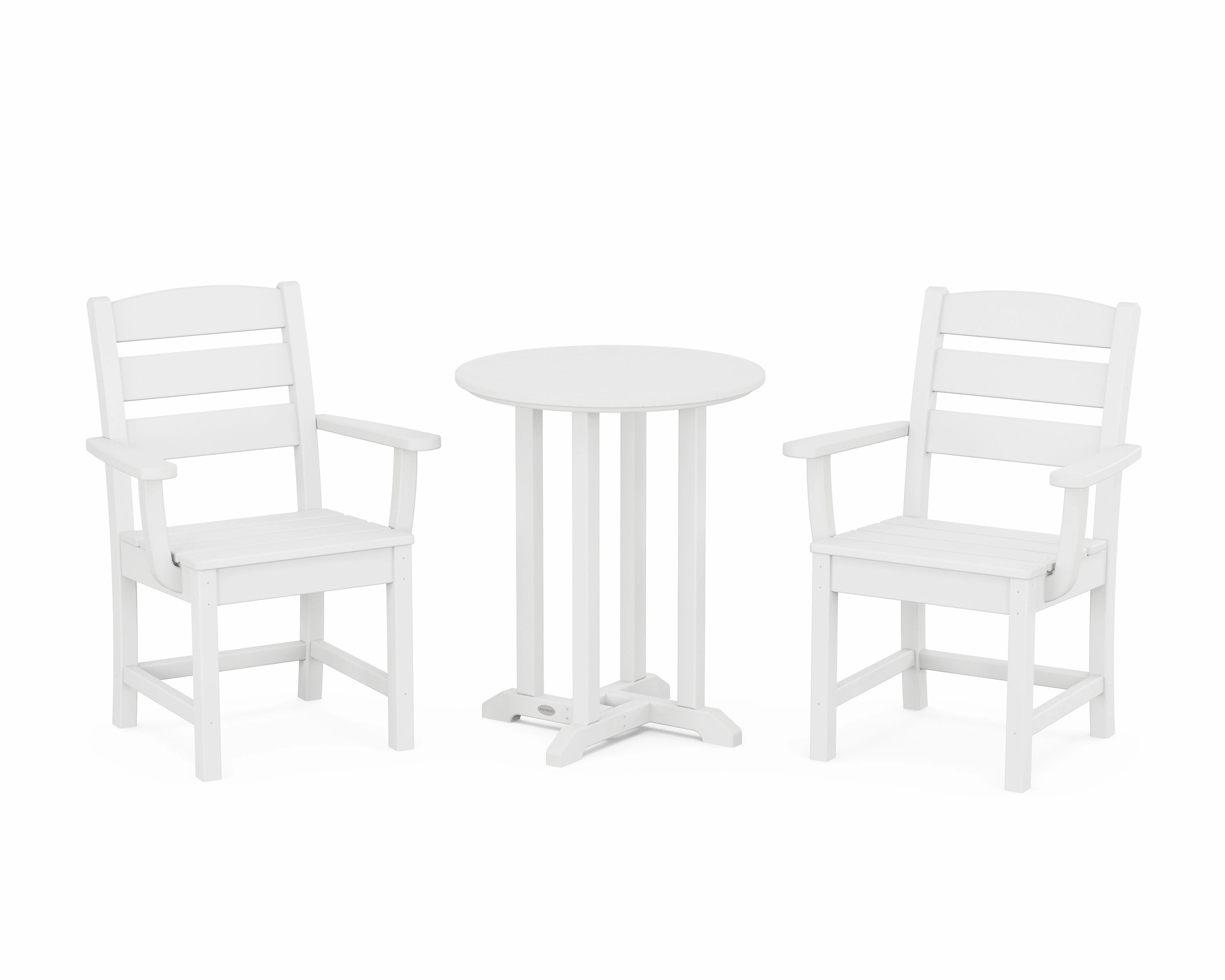 Lakeside 3-Piece Round Bistro Dining Set