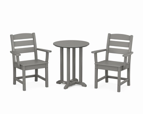 Lakeside 3-Piece Round Bistro Dining Setoutdoor patio furniture set