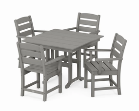 Lakeside 5-Piece Farmhouse Dining Setoutdoor patio furniture set