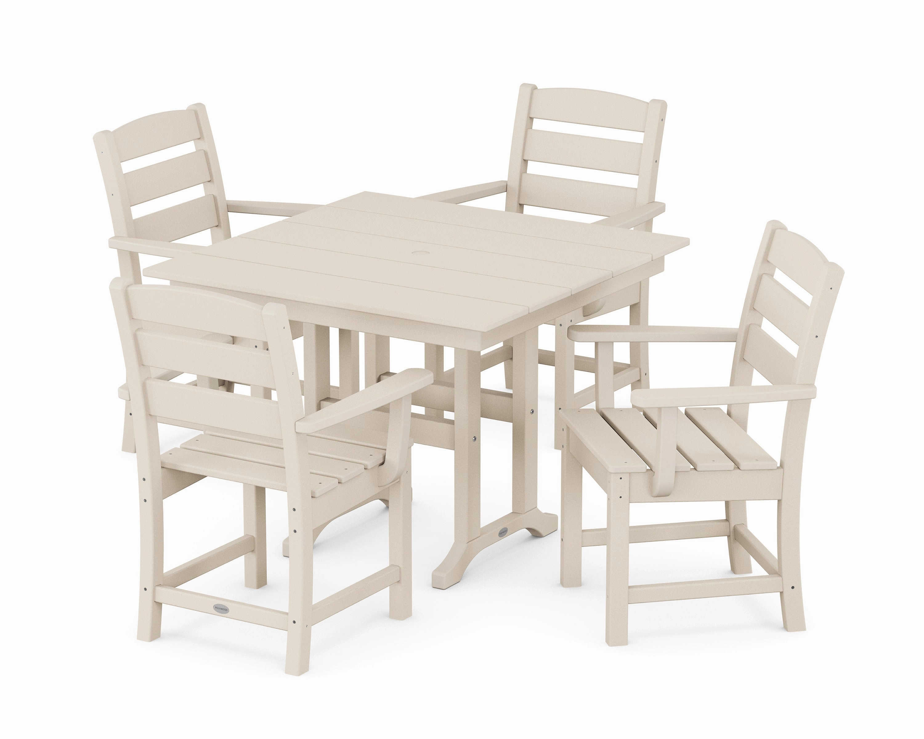 Lakeside 5-Piece Farmhouse Dining Set