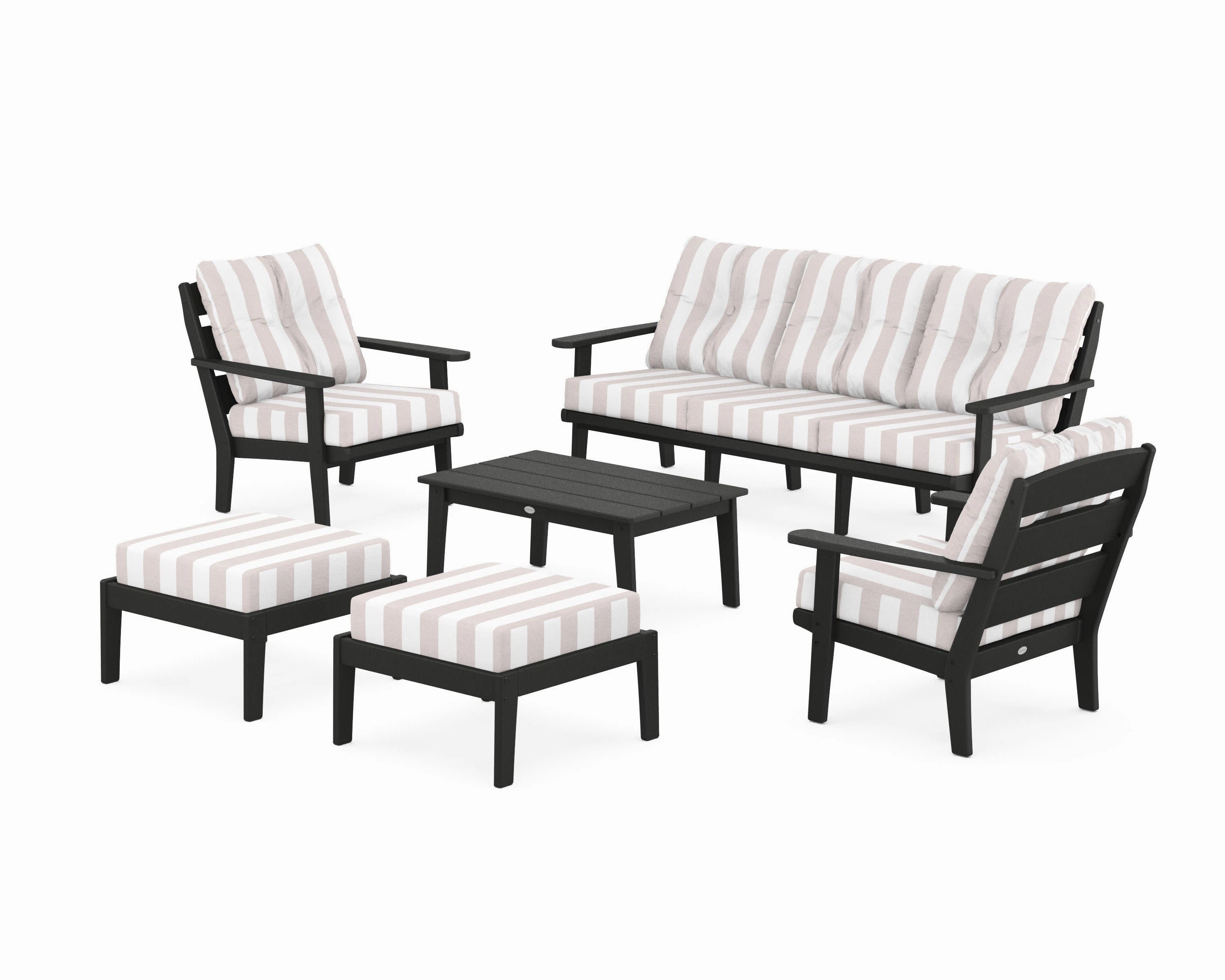 Lakeside 6-Piece Lounge Sofa Set