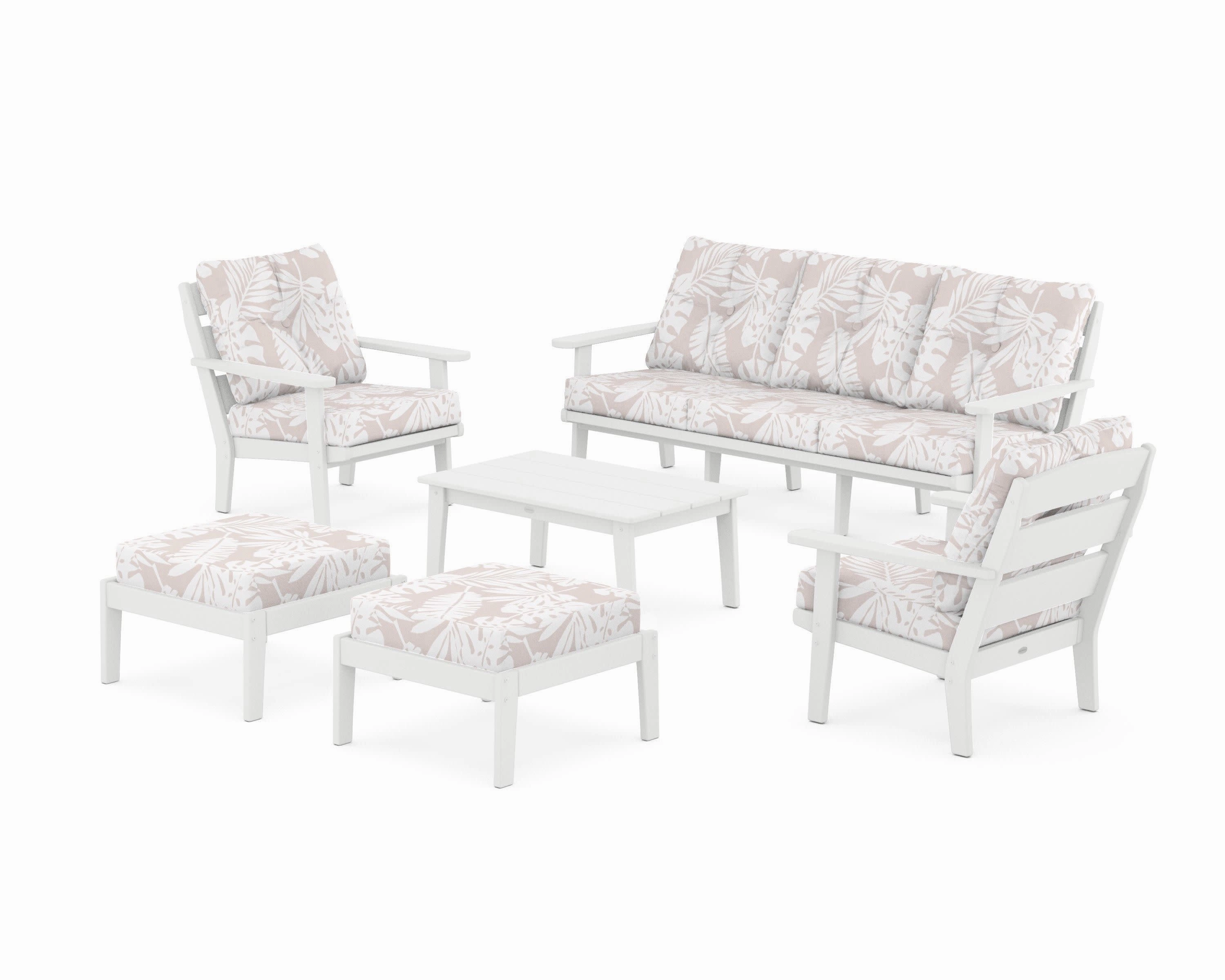 Lakeside 6-Piece Lounge Sofa Set