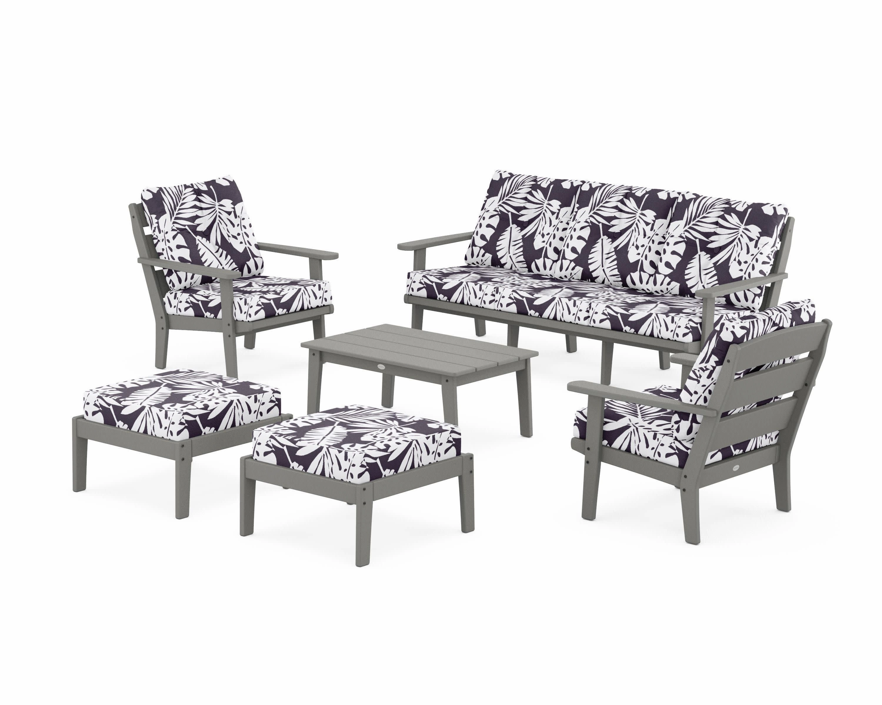 Lakeside 6-Piece Lounge Sofa Set